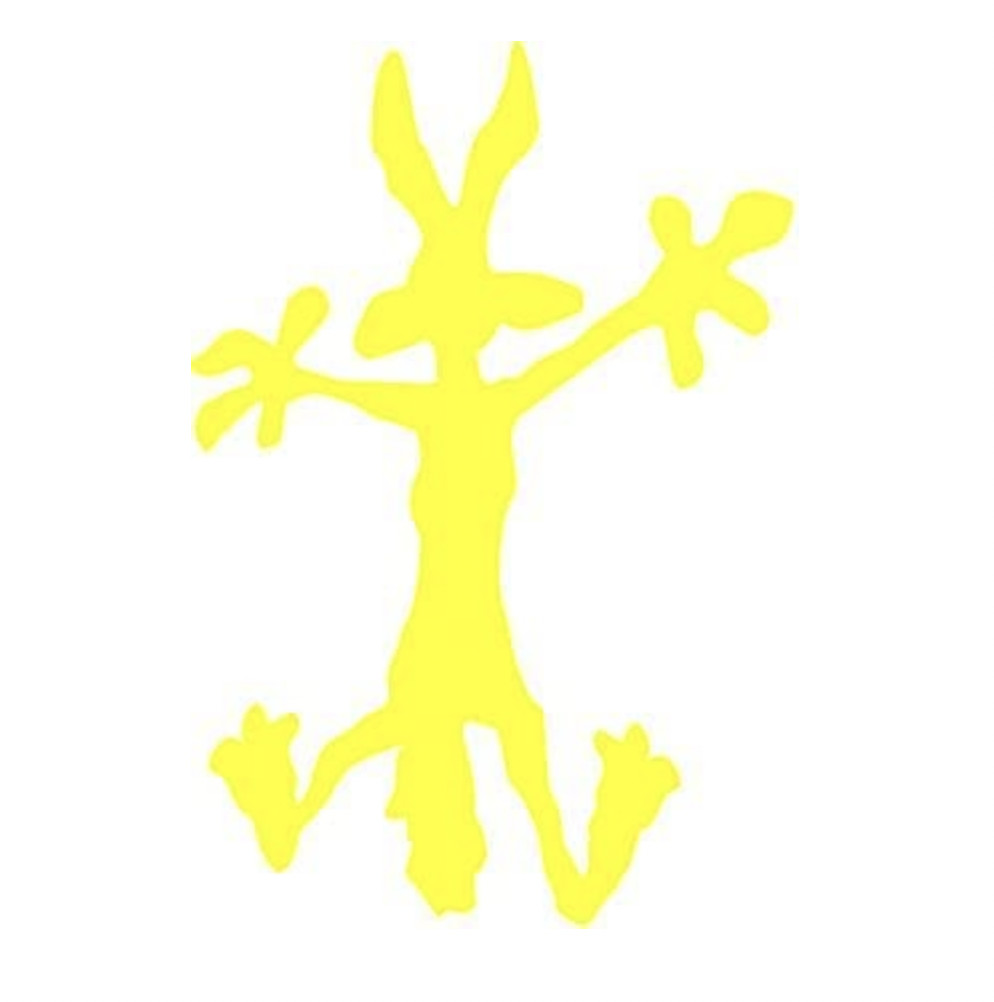 Wile E Coyote Decal / Sticker – Choose Color & Size – Road Runner, Splat