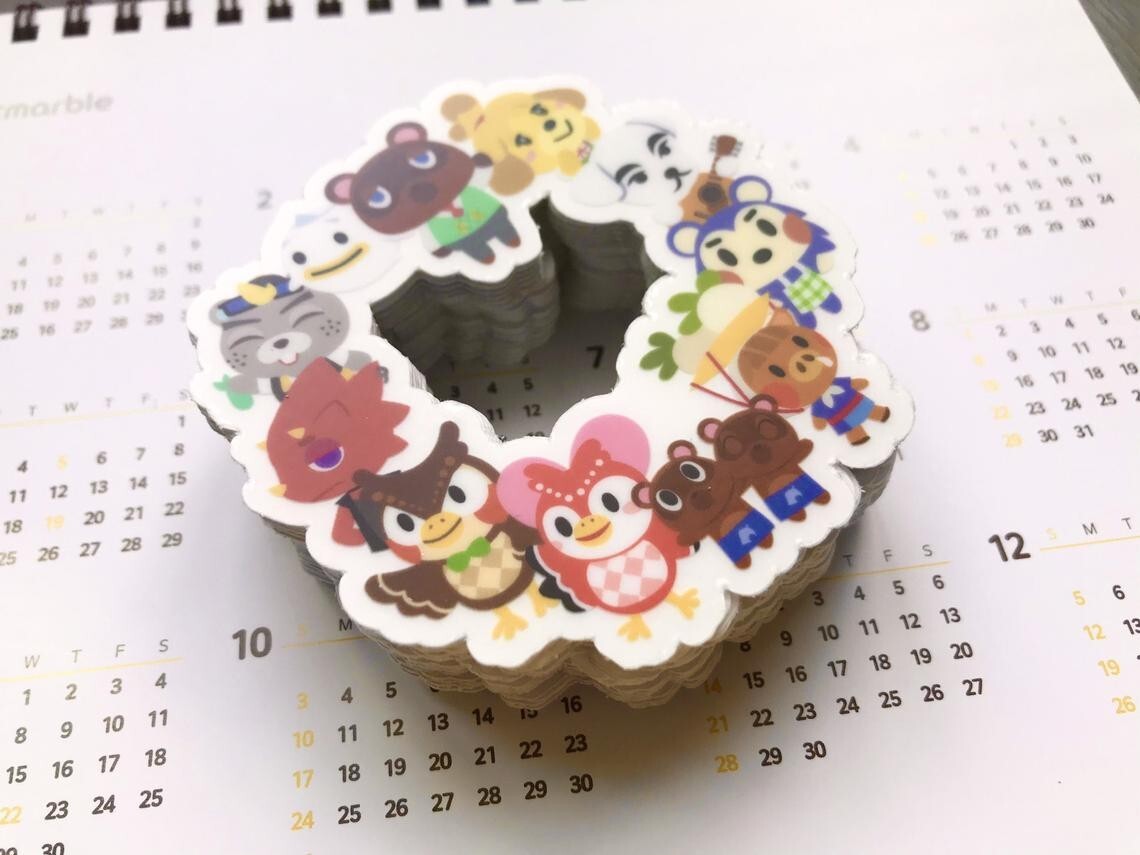 Animal Crossing New Horizons NPC Sticker ✦ Waterproof ✦ Vinyl