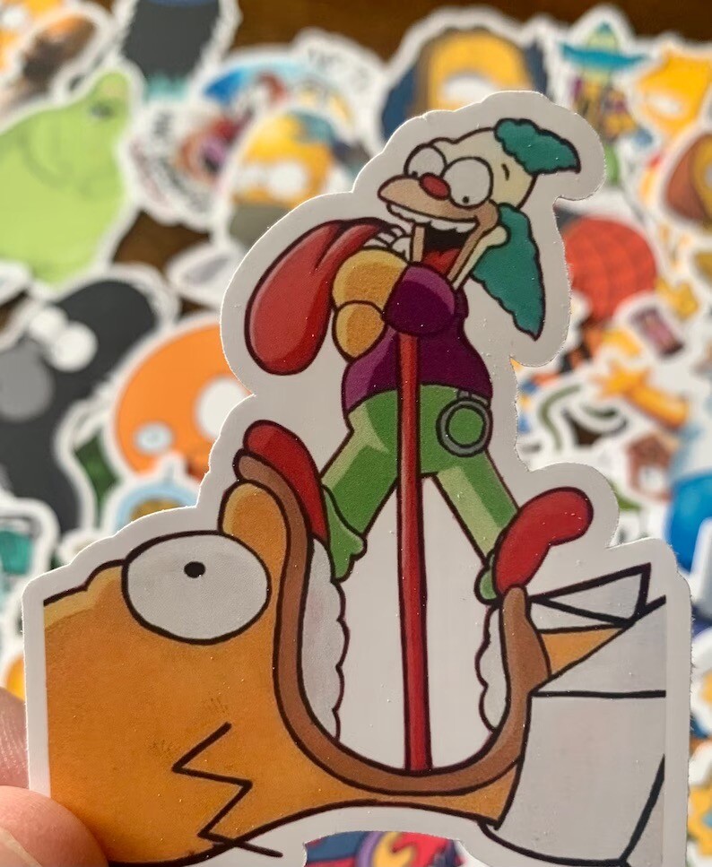 Simpsons Treehouse of Horror Sticker Pack – 10-50 Stickers – Vinyl Decal Homer