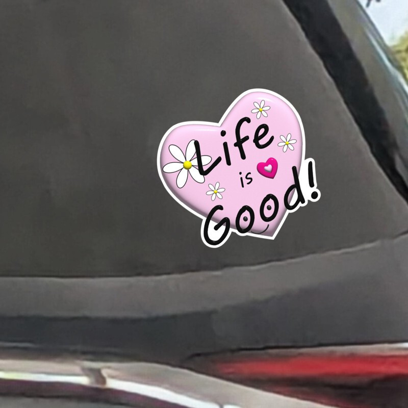 Life is Good Vinyl Sticker Inspirational Waterproof Decal for Laptop Car Bottle