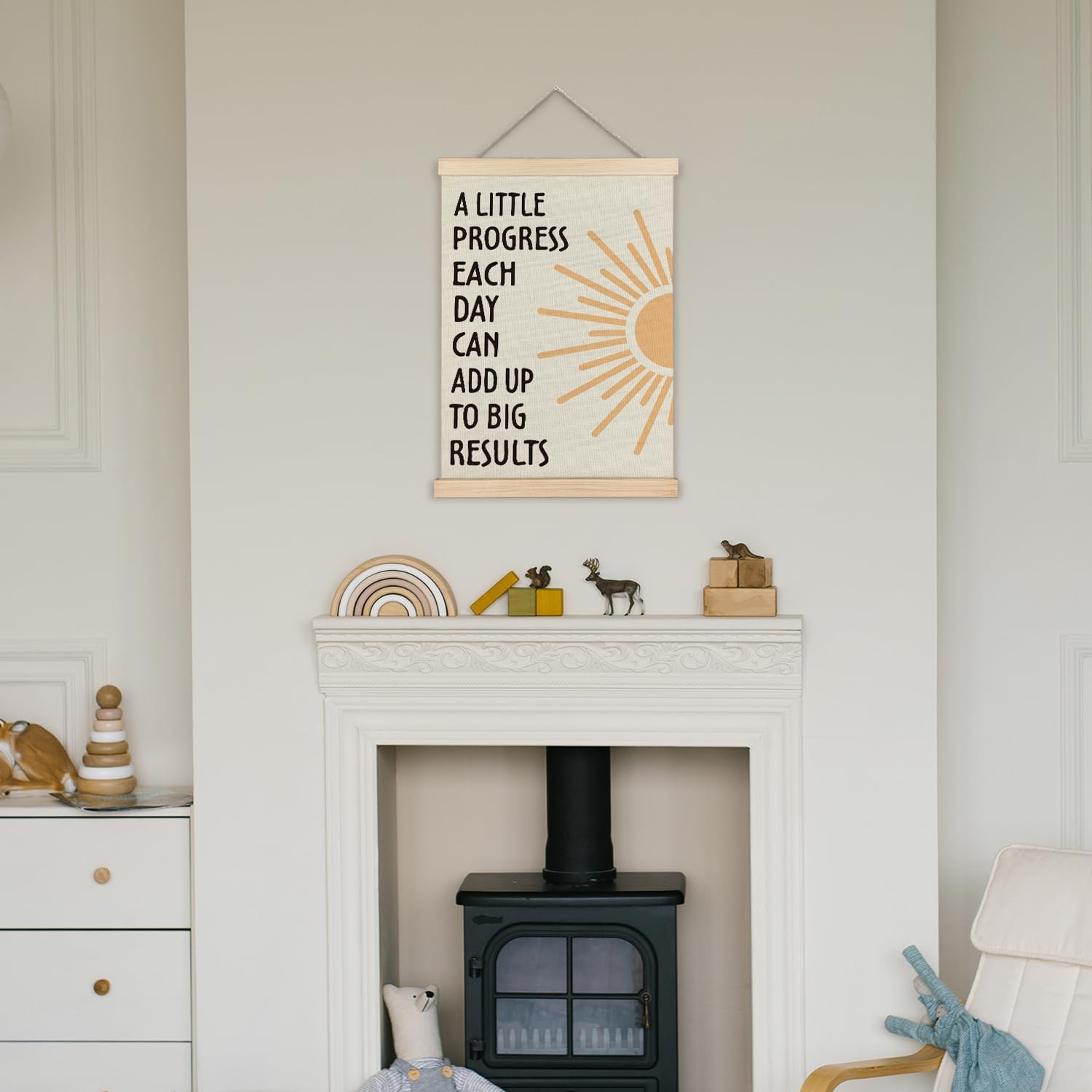 Positive Affirmations Wall Decor, Inspirational Add up to Big Results Office Wal