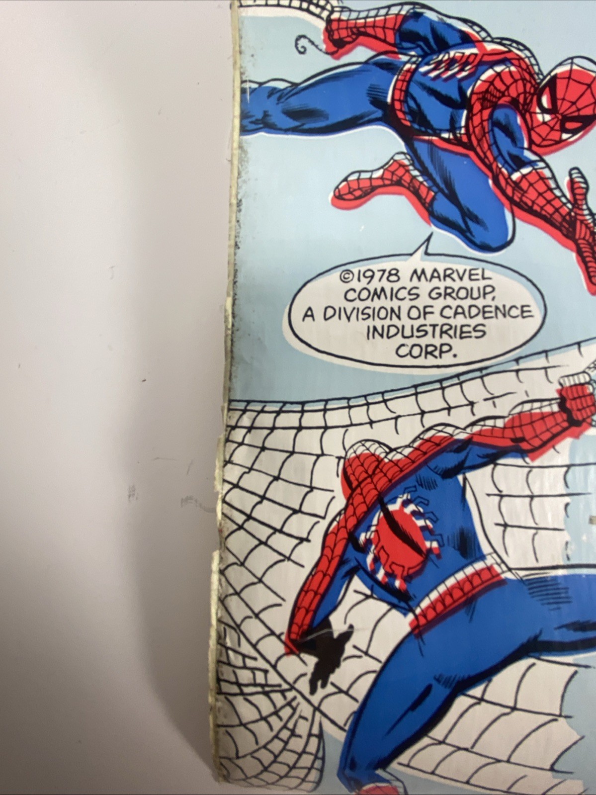 Spider-man Marvel Comics Adhesive Contact Paper 1978 Contact A-21 Large Roll