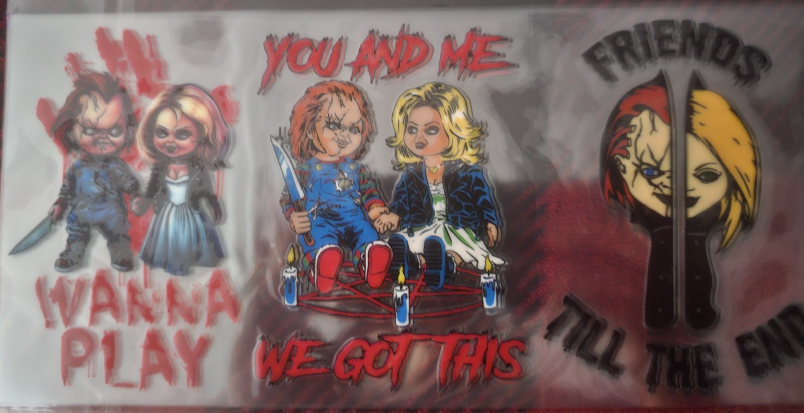 Chucky Uv DTF Wraps for 16oz