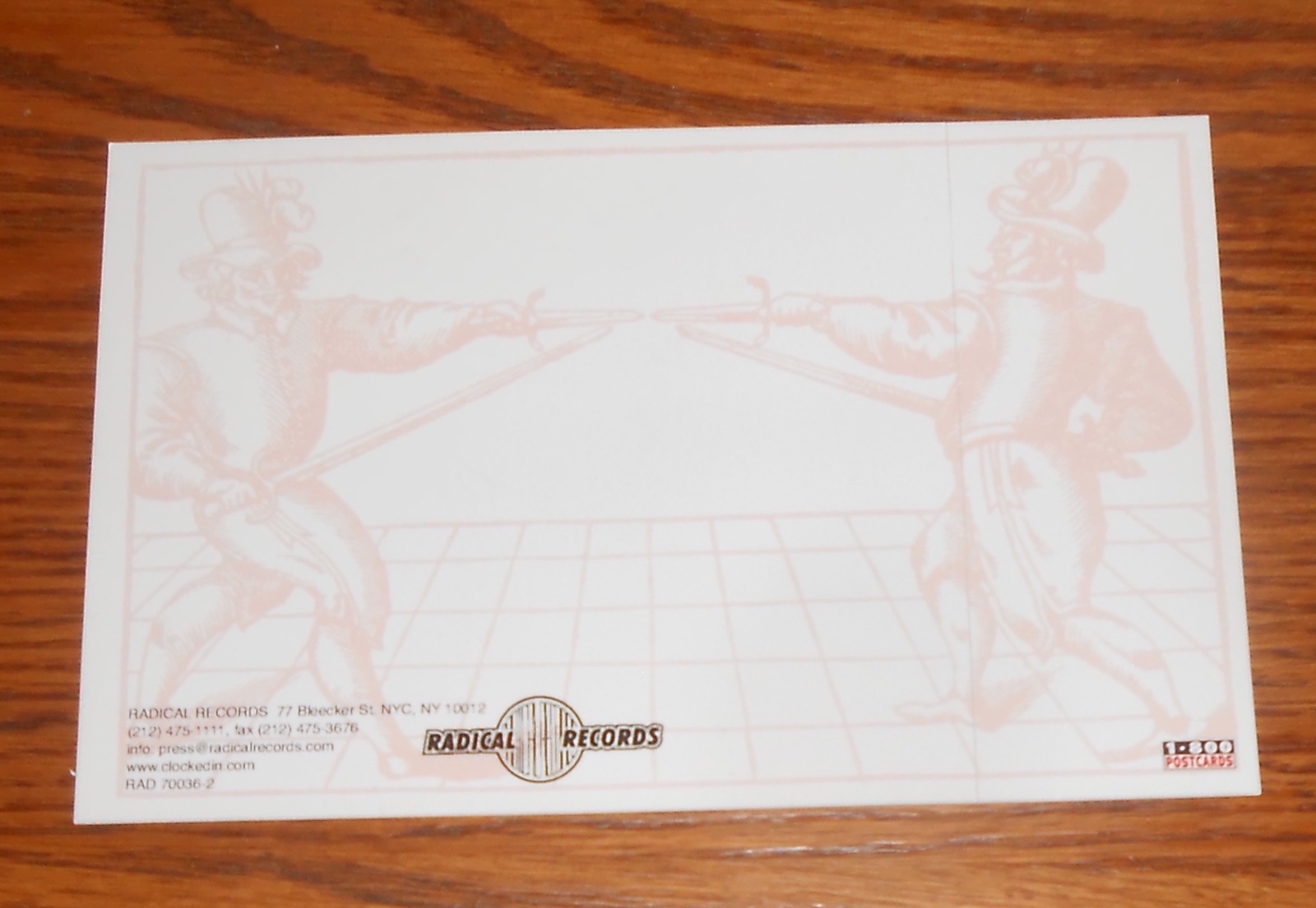 Clocked In Tied to the Mast Sticker Rectangle Promo 5.5×3.5