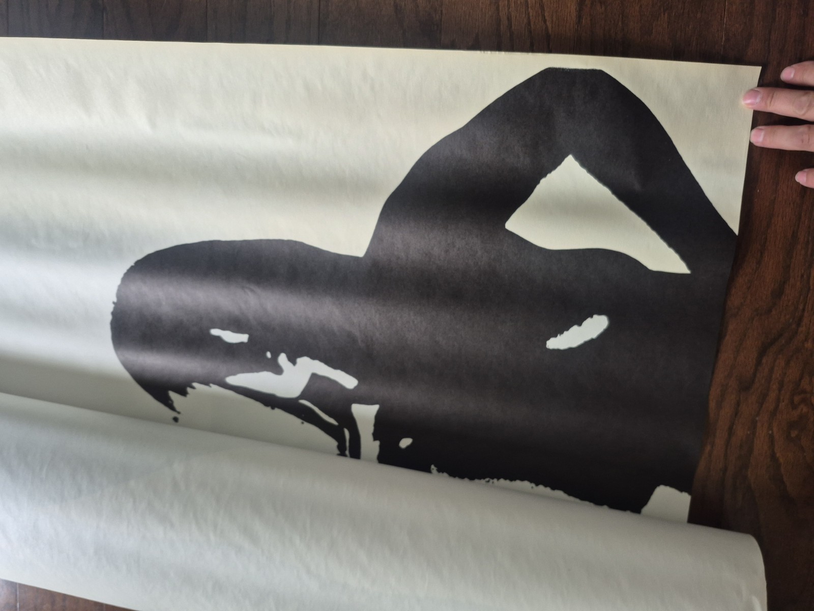 Environmental Graphics Store Display Nude Black White Art Mural Pannels 1990's