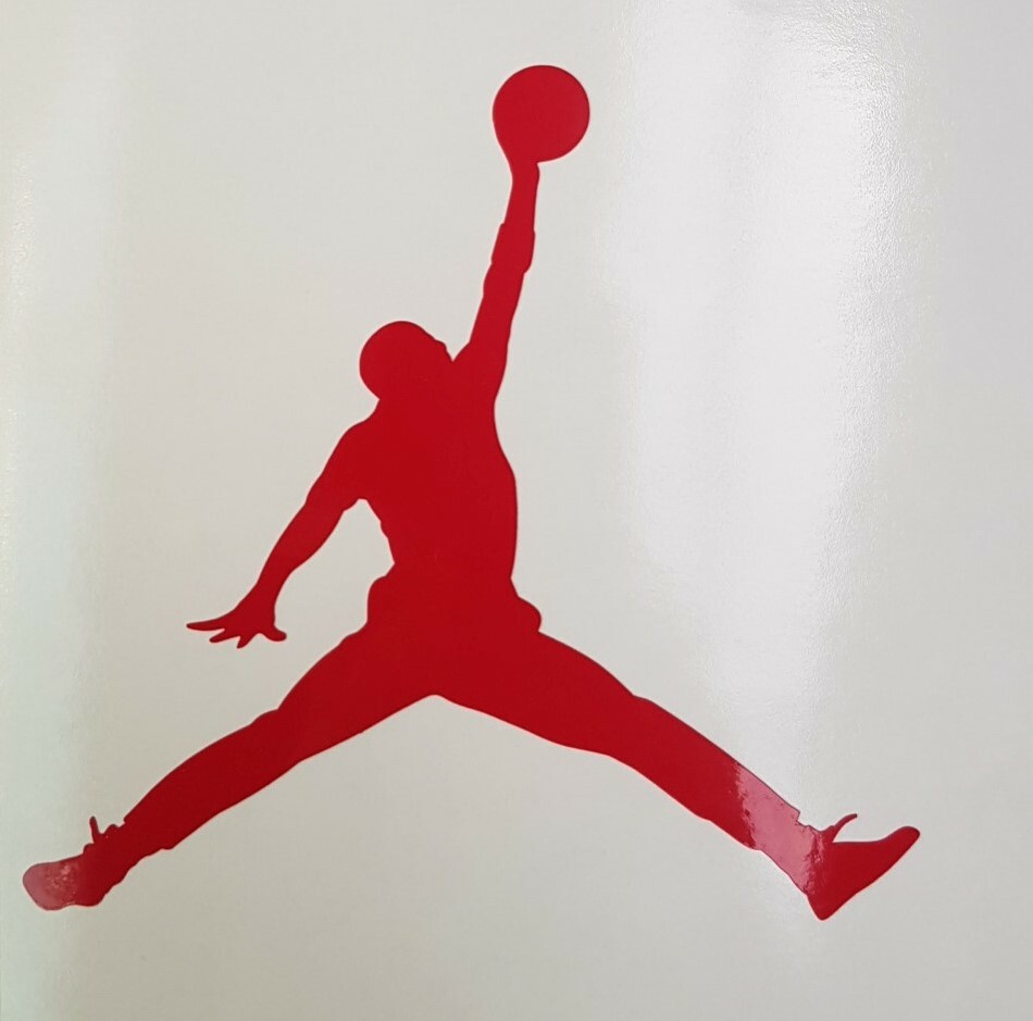 His Airness 100mm AIR JORDAN Sticker Vinyl Car Window Sticker 20+ colour choices