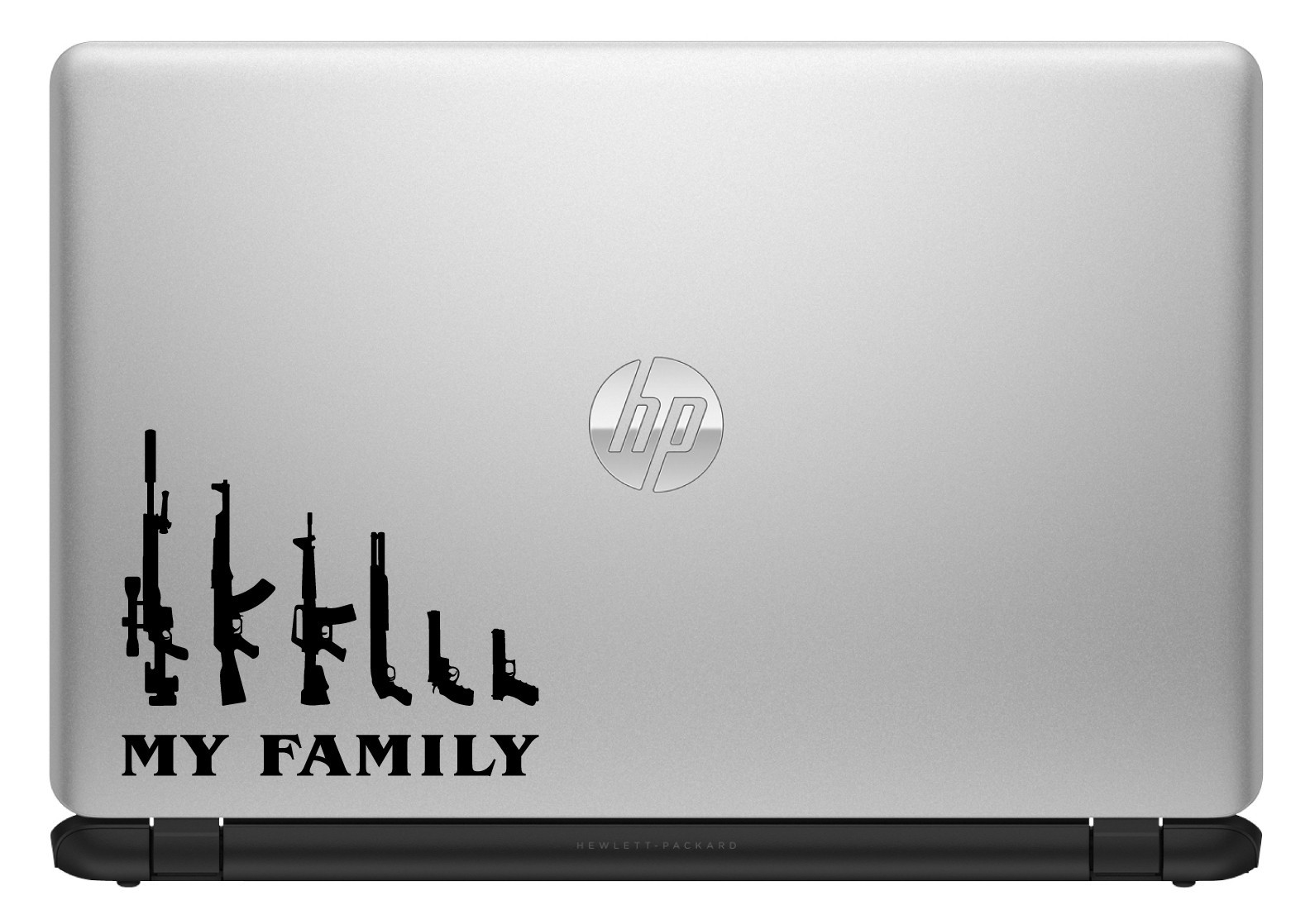 My Gun Family Vinyl Decal Sticker for Car Window Laptop & More