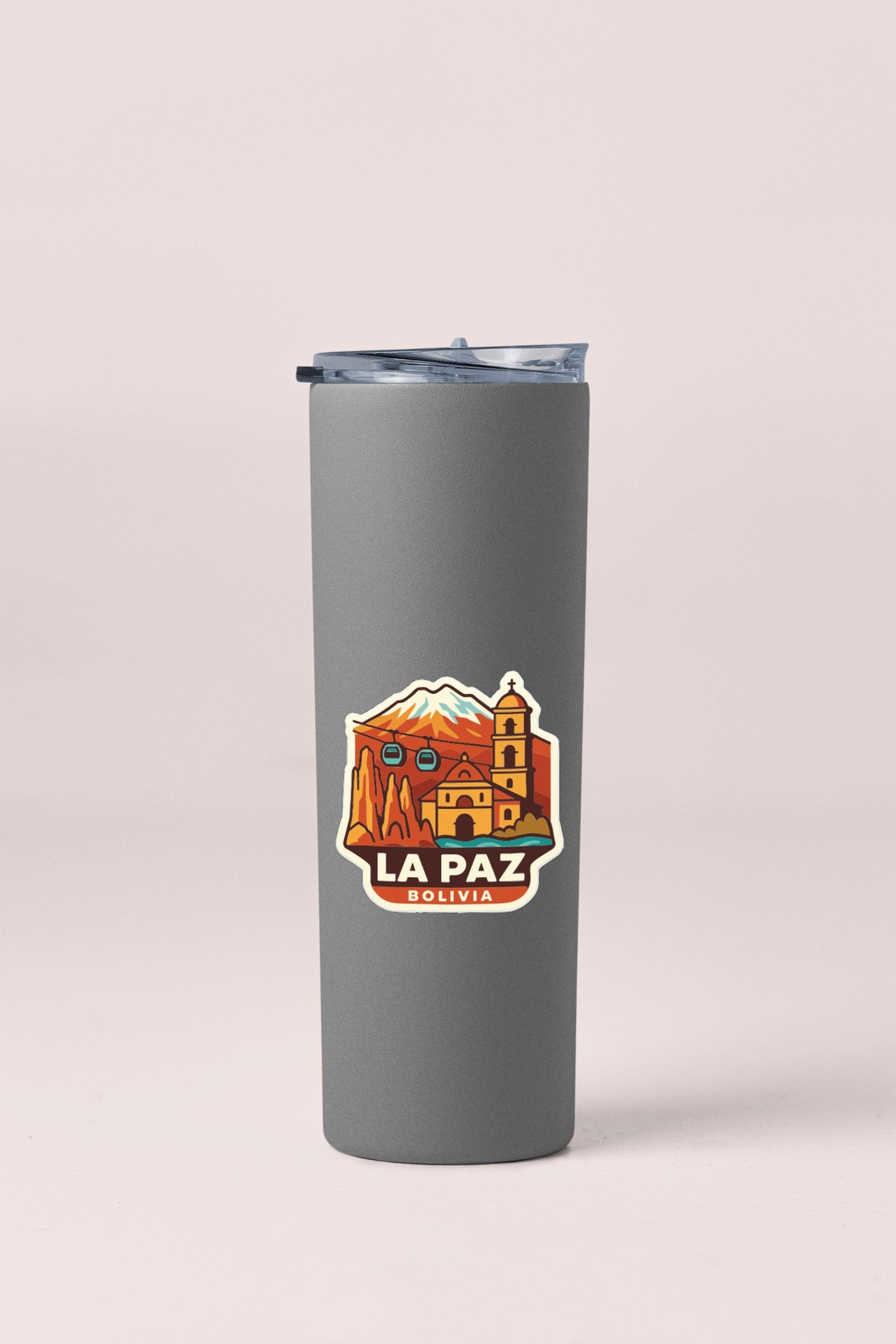 La Paz Bolivia Sticker Decal Vinyl Die-Cut City Skyline Landmark Design