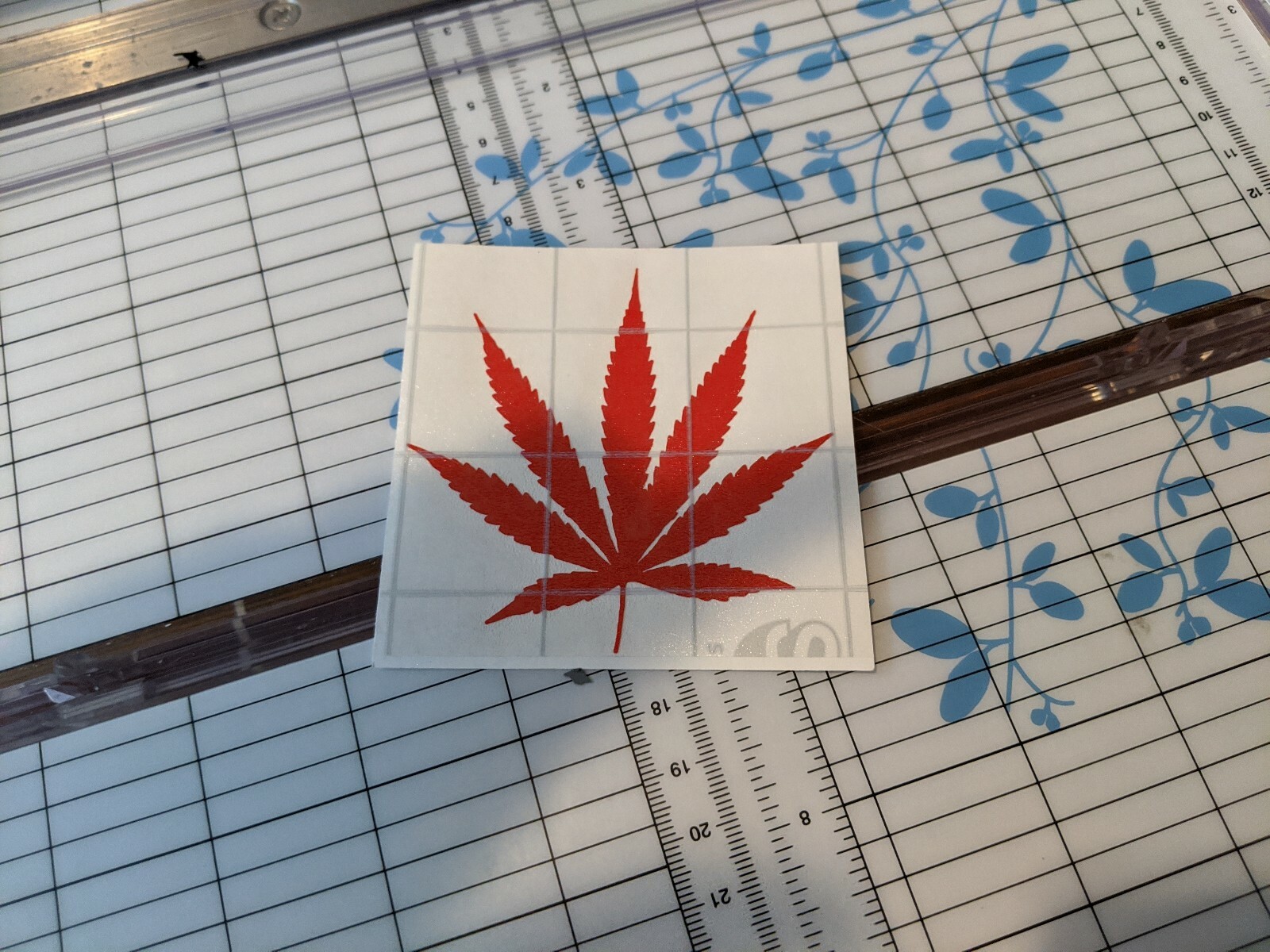 Pot Leaf Cannabis Vinyl Decal Sticker 420 Marijuana Weed 5"