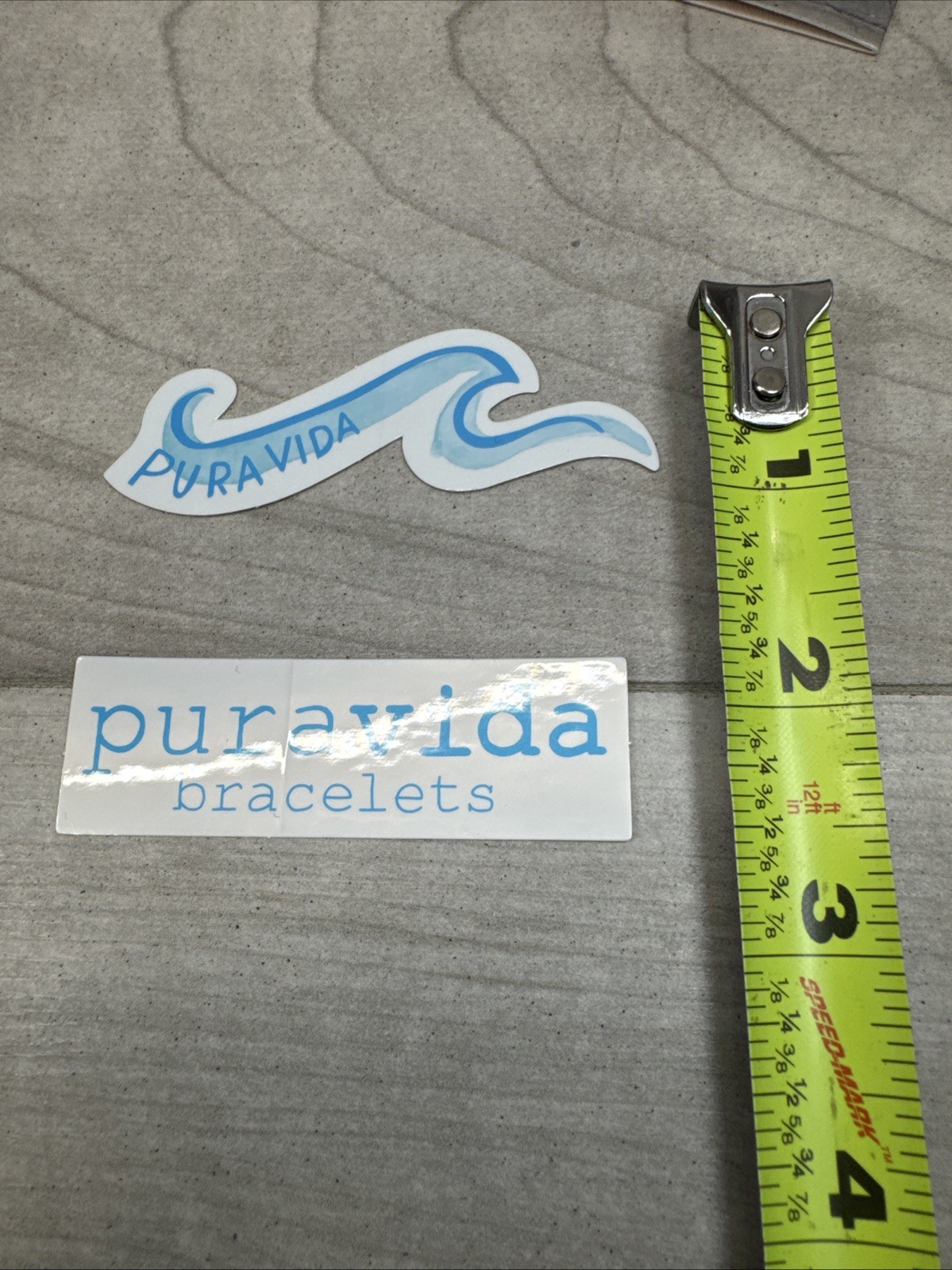 Pura Vida Bracelet Sticker Pack Of 7 Sticker Peace Bus Pineapple Sun Surfboard