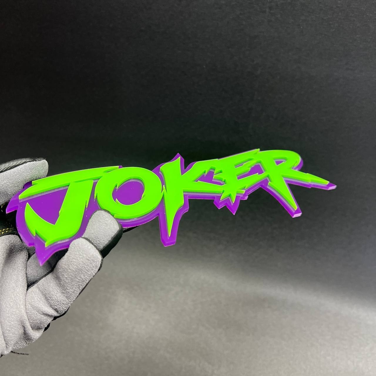1PC JOKER Custom 3D Text Car Badge Fender Emblem Tailgate Toolbox Decal