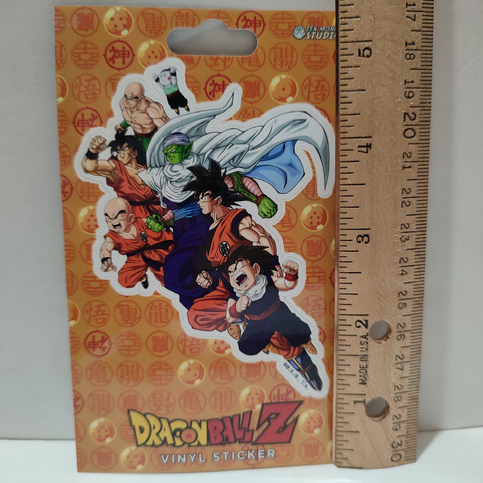 Dragon Ball Z Large Group Sticker Official Z Fighters Collectible Vinyl Decal