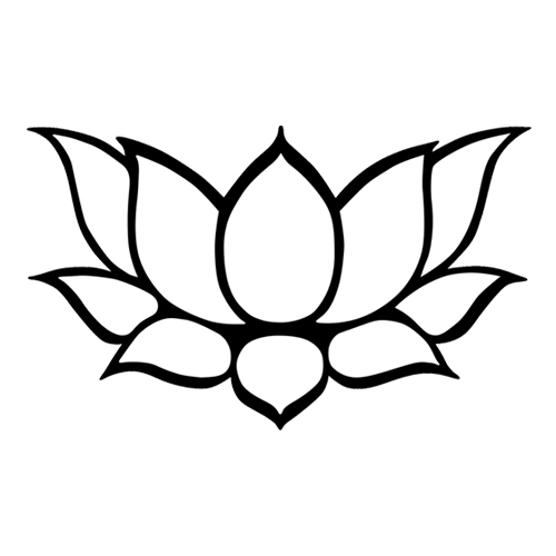 Lotus Flower Vinyl Decal Sticker for Car Window Wall Decor Yoga Buddhism Laptop