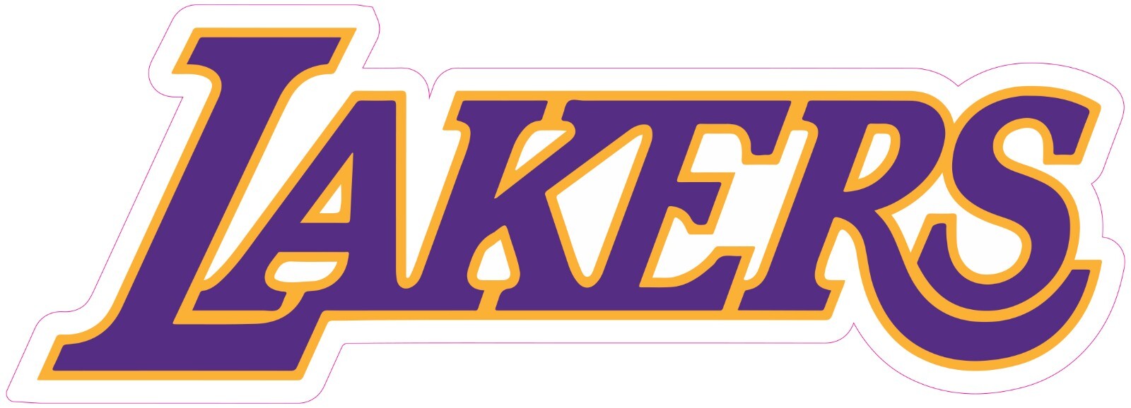 Los Angeles Lakers Basketball Vinyl Decal Sticker Car Truck Bumper Tumbler Mug