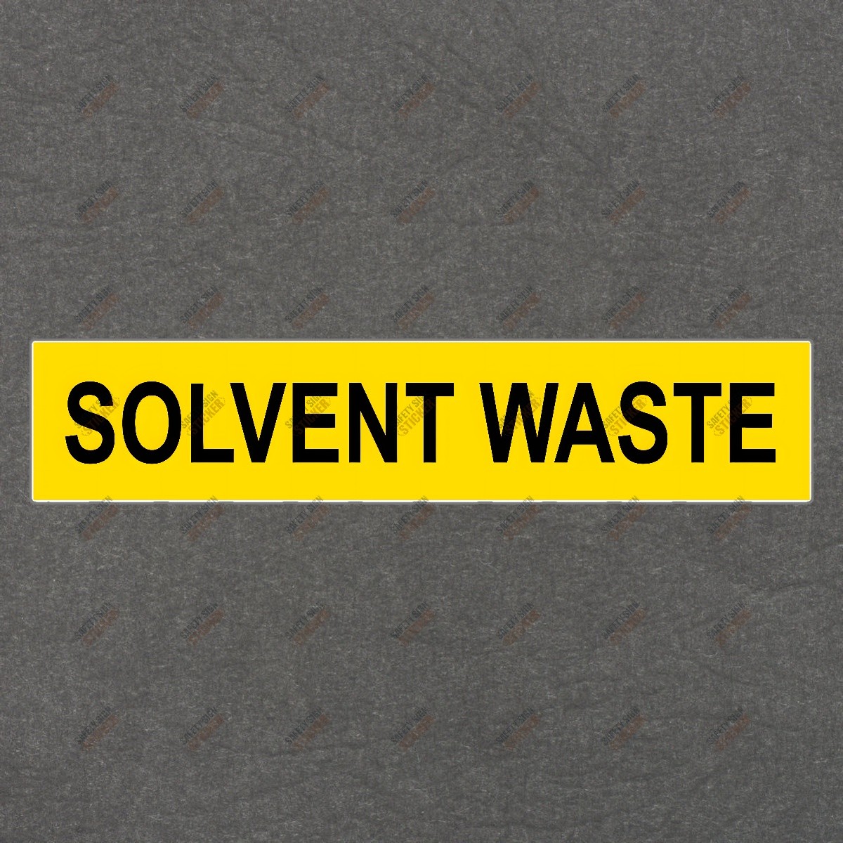 OSHA Compliant SOLVENT WASTE Safety Sign Sticker Workplace Hazard #223299