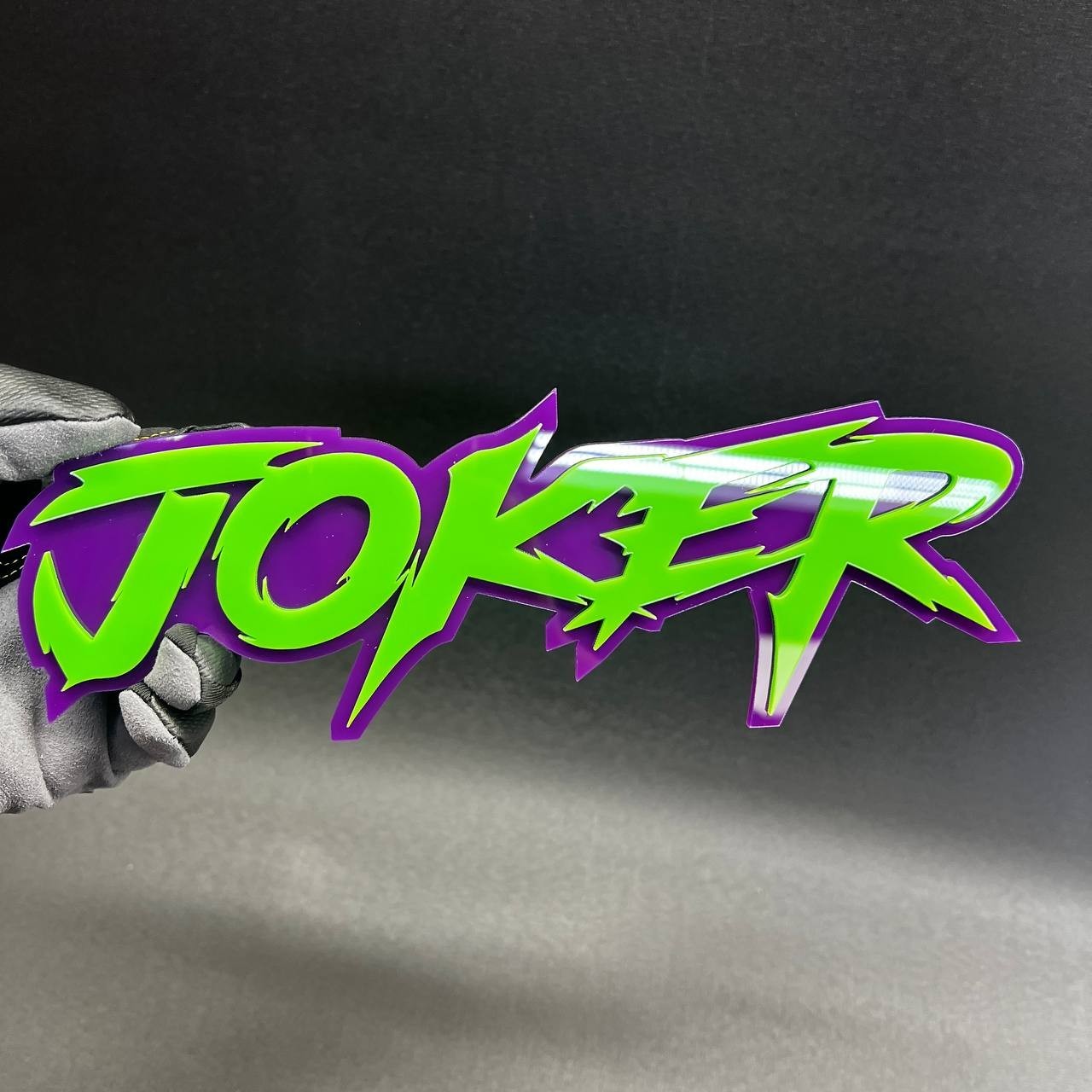 1PC JOKER Custom 3D Text Car Badge Fender Emblem Tailgate Toolbox Decal