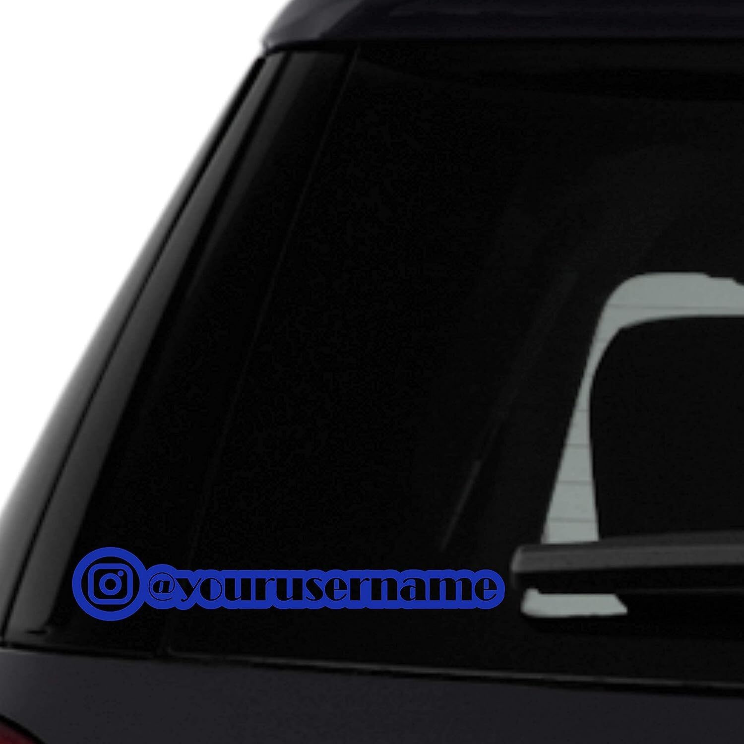 Custom Instagram Username Decal Vinyl Sticker Car Bumper Window