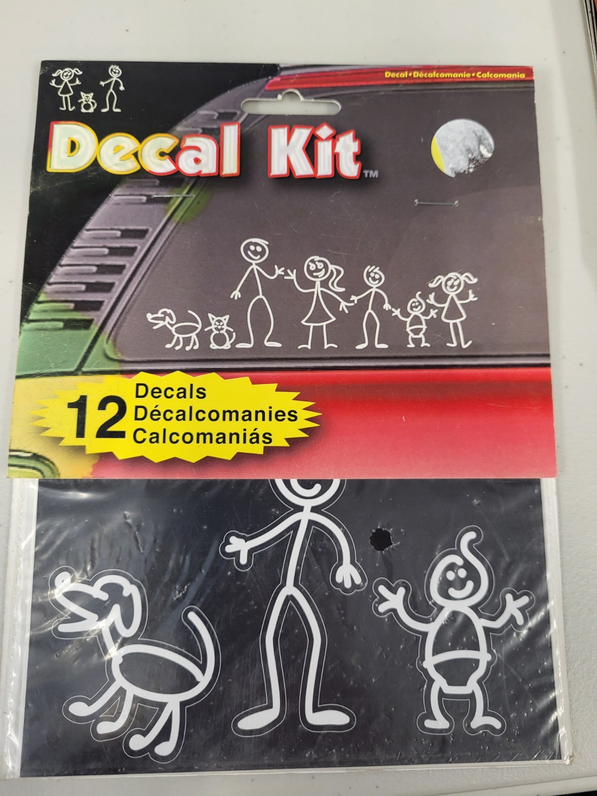 Chroma Decal Kit Stick Figure Family 12 Decals