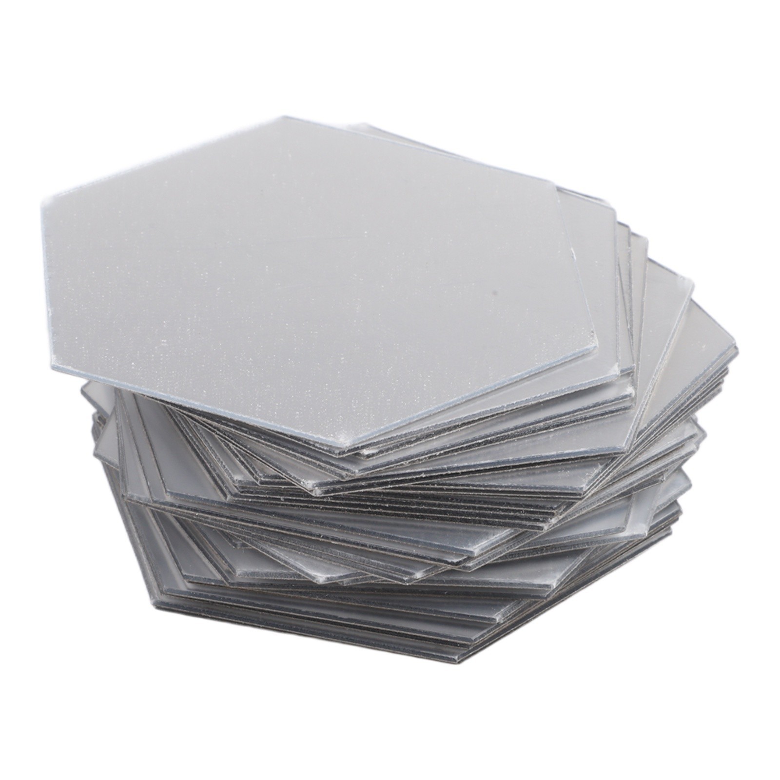 DIY Hexagonal Mirror Wall Panels Set 32 Pieces for Home Decorative Use