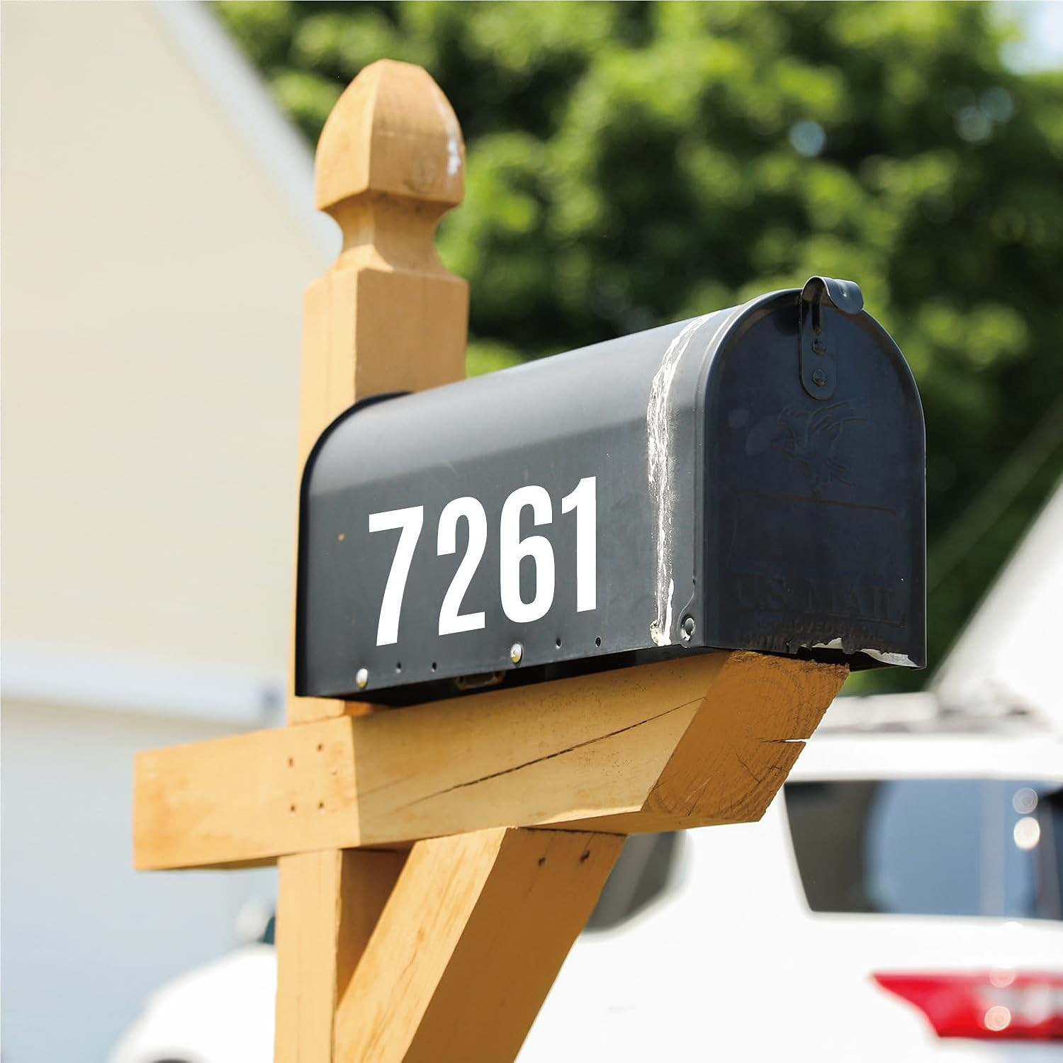 10 Sheets Mailbox Number Stickers 3 Inch – Self-Adhesive Vinyl Numbers 0-9 for M