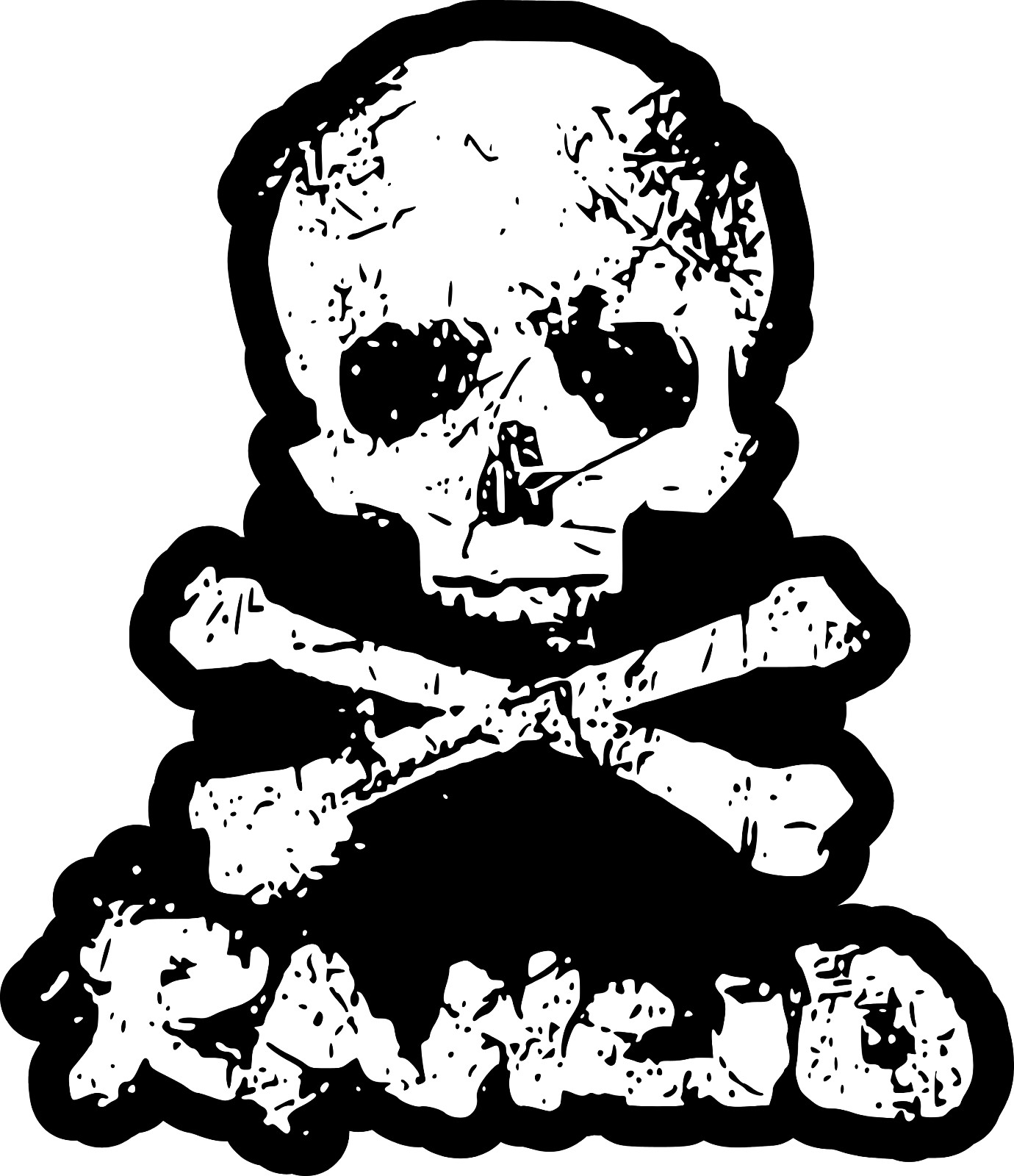 Rancid skull punk rock premium vinyl sticker decal laptop truck helmet car