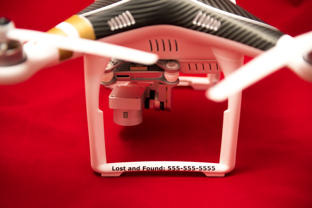 Drone Lost and Found Decal DJI Phantom Typhoon YUNEEC FAA Compliant UAV COLORS