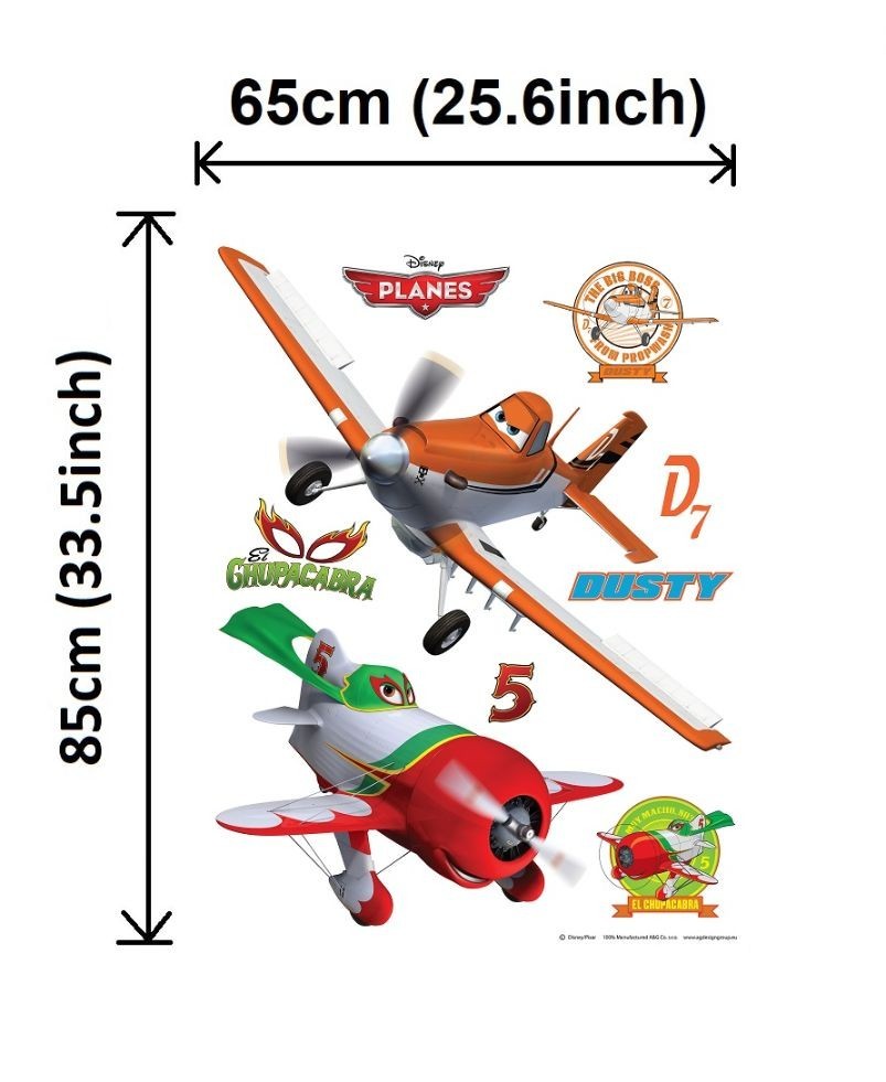 Disney Planes Wall Large STICKERS decals set 65×85 cm Rusty kids room