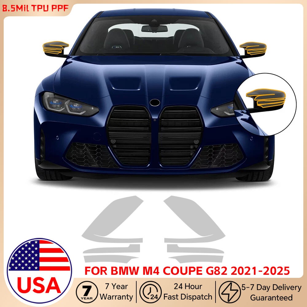 BMW M4 Coupe G82 2021-2025 PreCut Paint Protection Film Gloss Clear PPF TPU Kit