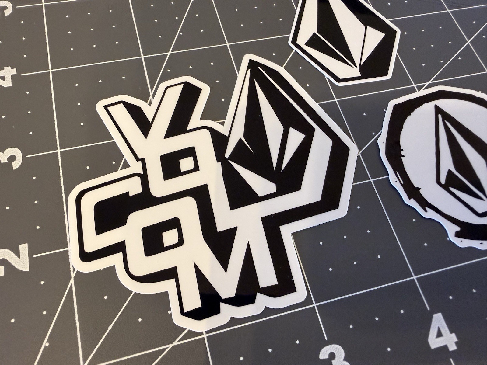 Volcom Stone Logo 3 Sticker Lot Bc