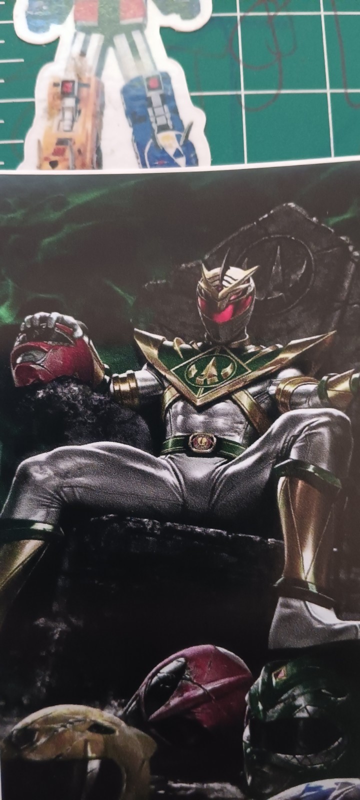 POWER RANGERS: LORD DRAKKON X VYNIL HIGH GLOSS STICKER X 4X3