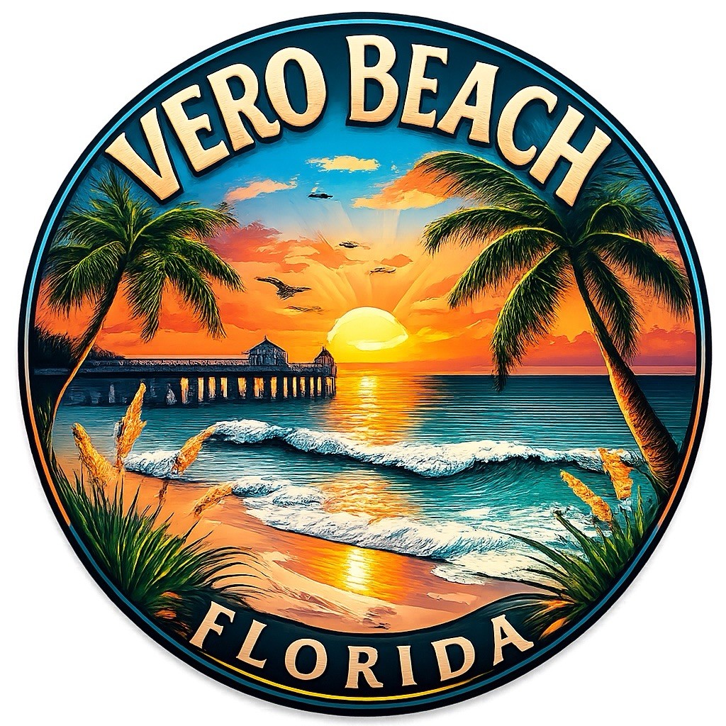Vero Beach 3” Souvenir Travel Sticker Decal For Cars Cups Mugs Laptop