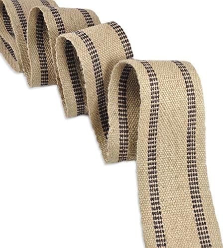 Natural Jute Webbing (Burlap) 3.5 Inches X 72 Yards – Natural wit