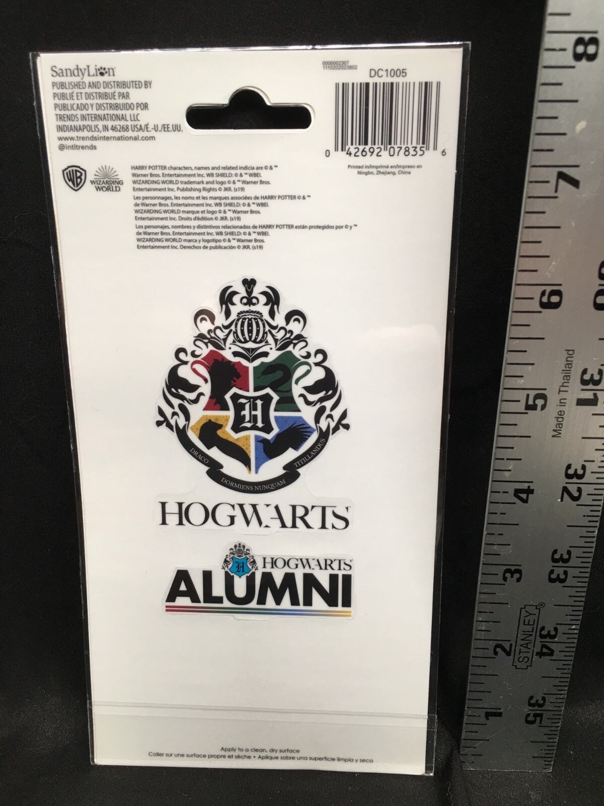 Harry Potter Sticker Decal Sheet New Unused 2019