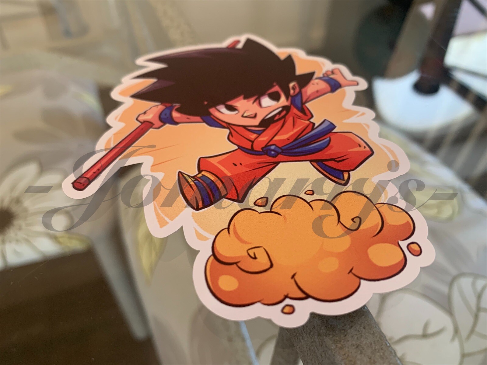 Dragon Ball Z – Anime – Goku Kakarot Chibi Custom Sticker Decal Sign manga