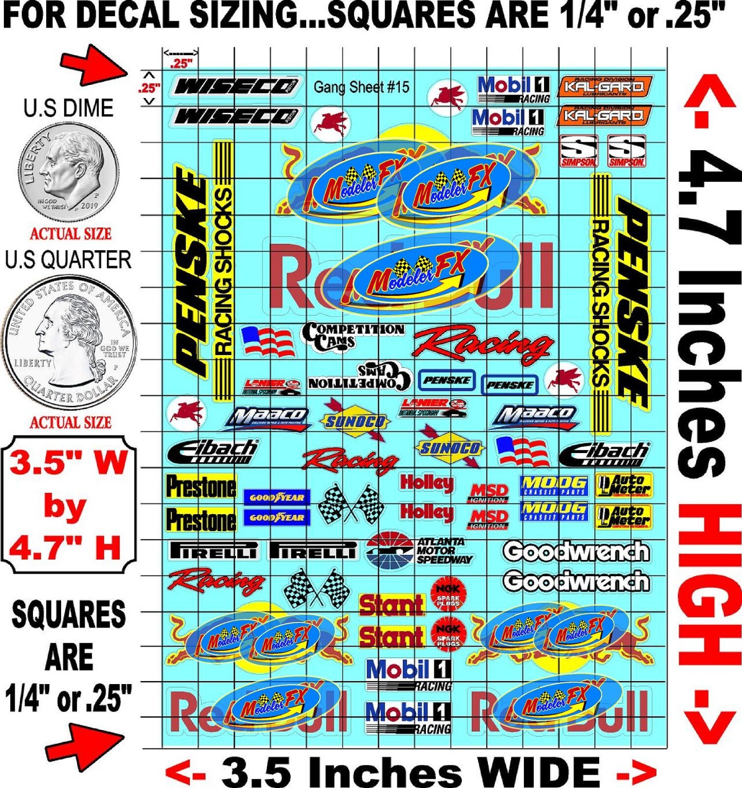 CLEAR MatteVINYL Sticker Sheet-R/C MODEL Decal Fits 1/24-1/16 Scale DIE CUT-Peel