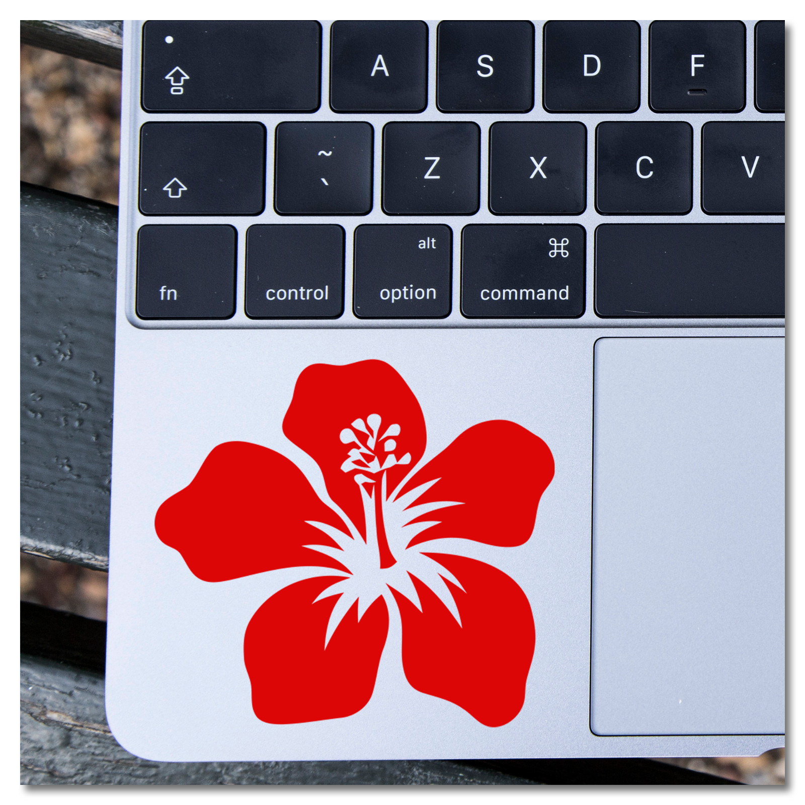 6" Hibiscus Flower Tropical Vinyl Decal Sticker