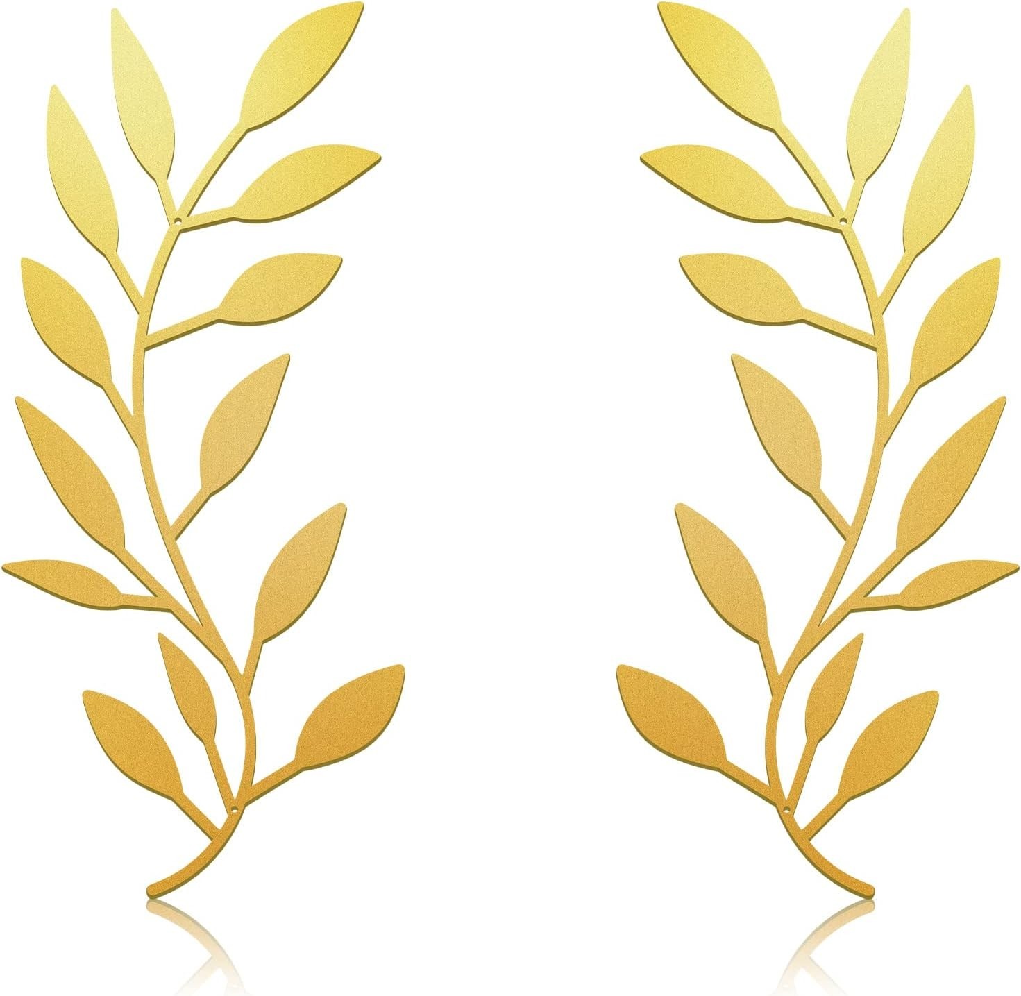 Stunning Gold Leaf Wall Decor Set – Perfect for Bedrooms and Living Areas