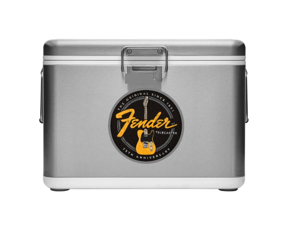 Guitars Fender Telecaster – 4in Handmade Vinyl Decal Auto Cooler Laptop Case 26