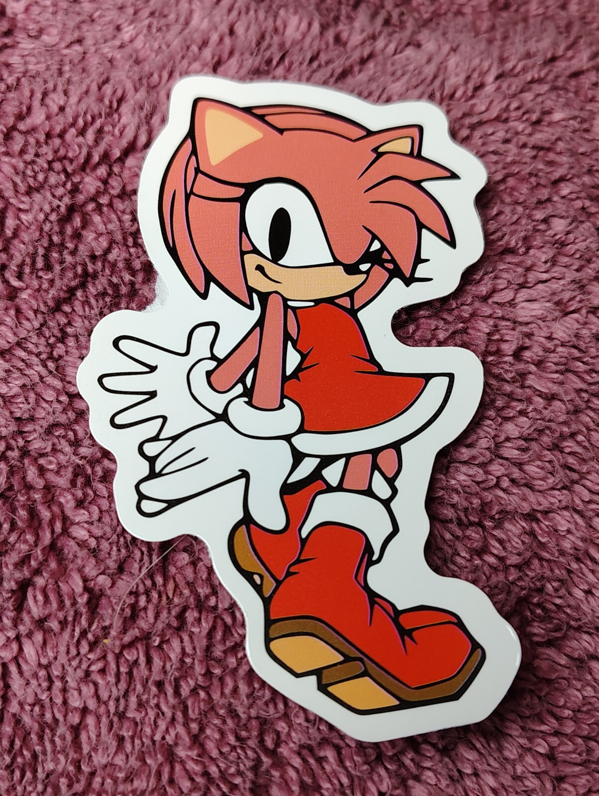 Sonic The Hedgehog Amy Rose Decal Sticker, 3.25" New