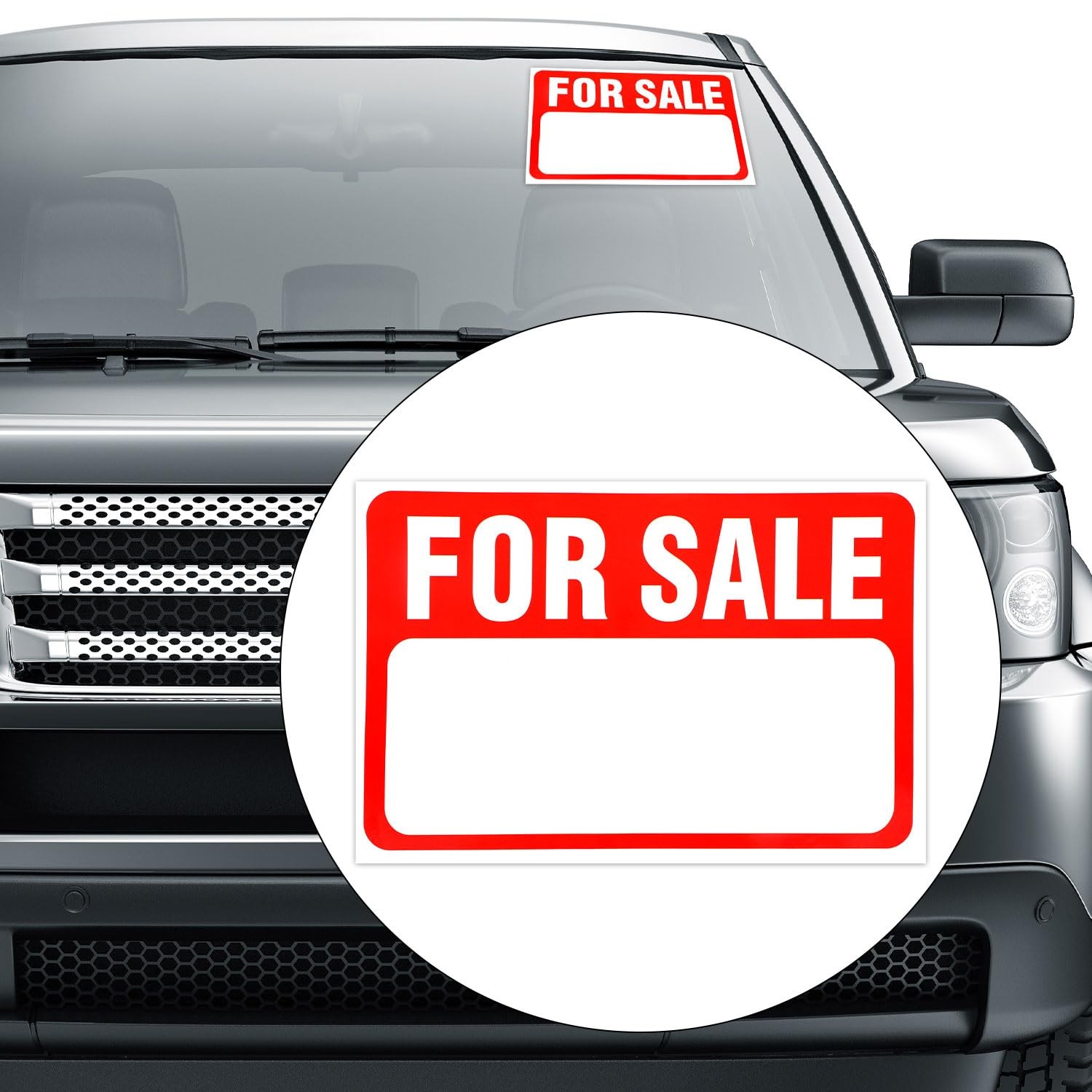 "2pcs SelfAdhesive Car Stickers for Sale Large Window Signage 12x8in"