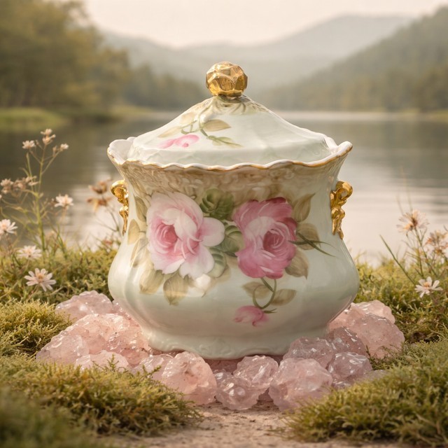 Vintage Lefton China 6.5 × 5 In