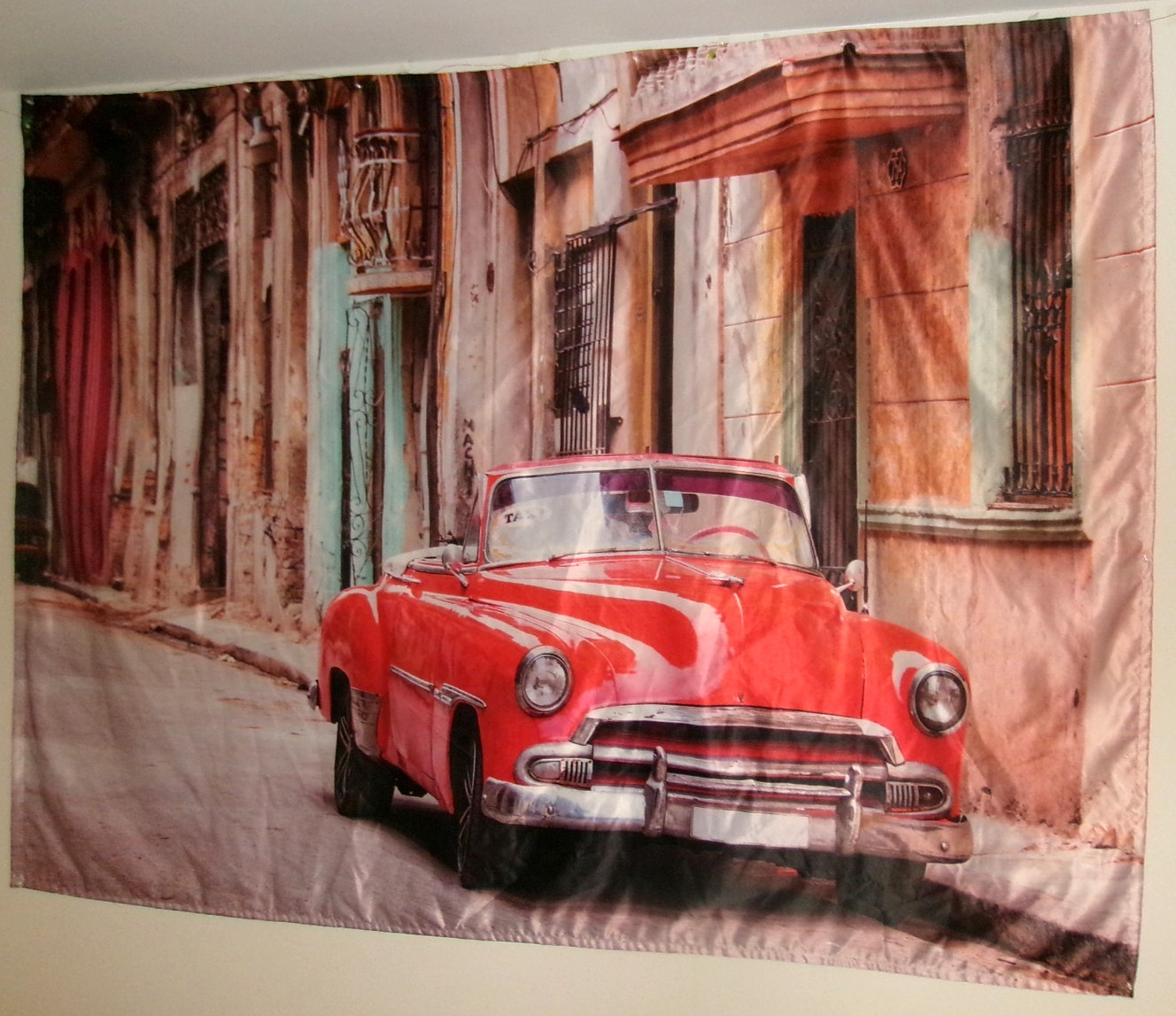 Wall Decor XXXL Classic Car Sz. 78" Horizontal 59" Vertical One Sided
