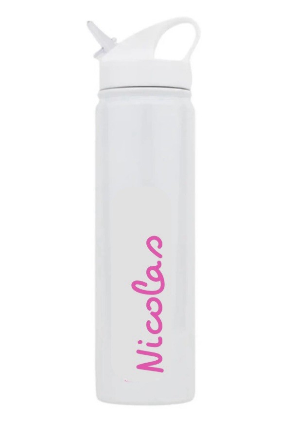 Custom Love Island Water Bottle Vinyl Font Decal – Customize and Pick Your Color