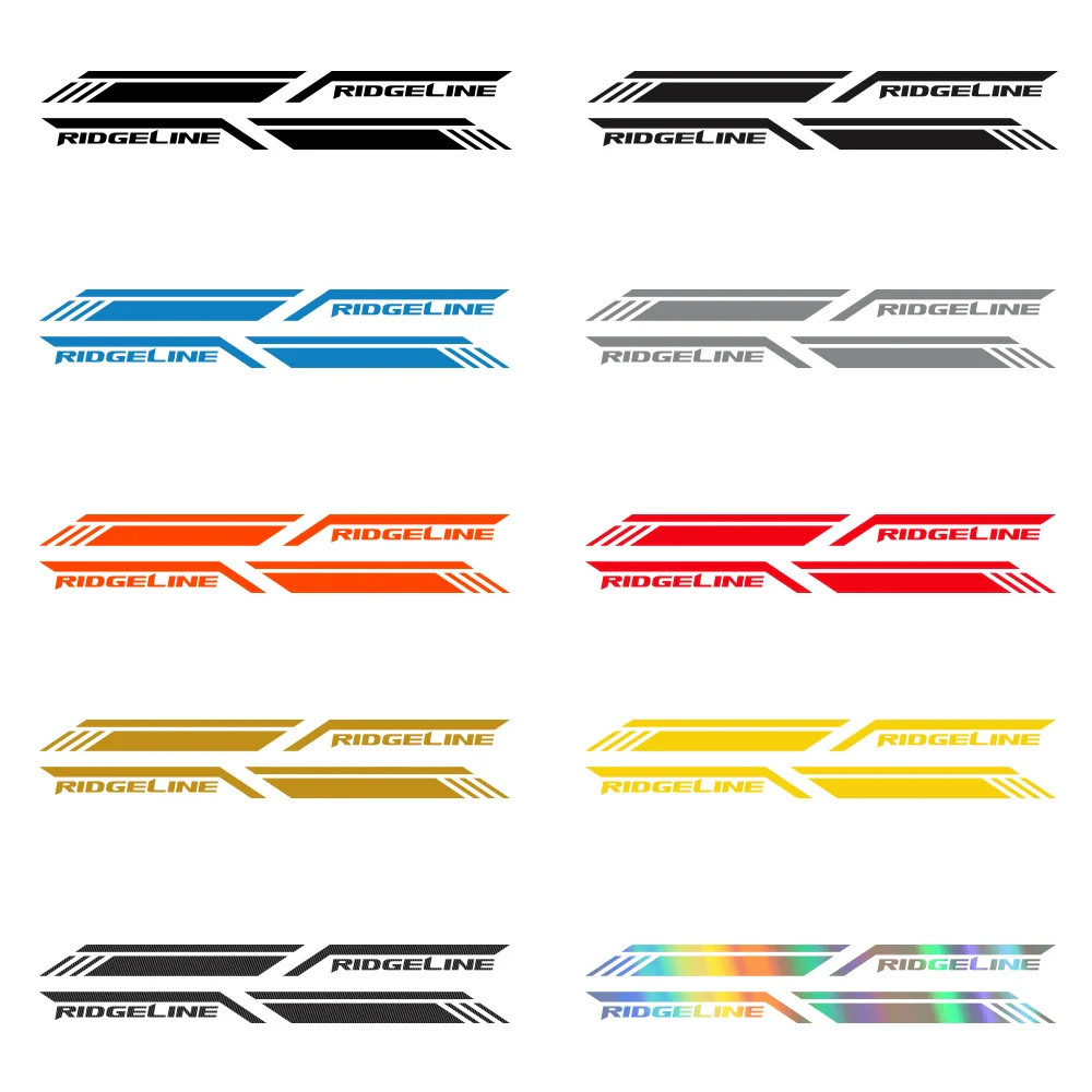 4×4 Trunk Side Stripe Decal for Honda Ridgeline | Vinyl Truck Graphics