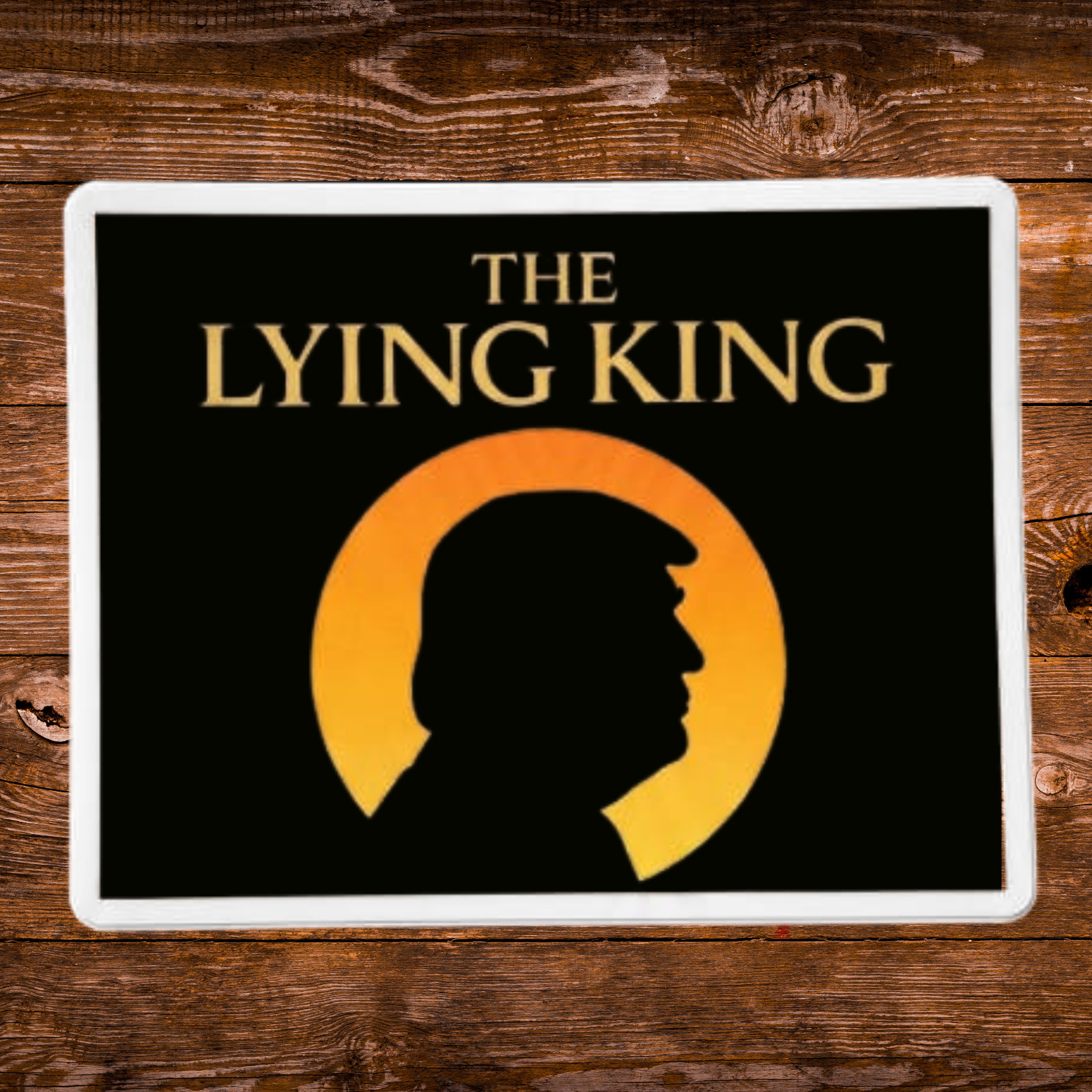 Anti Trump Sticker NO KINGS PROTEST The Lying King Waterproof Vinyl 1/10/50/100