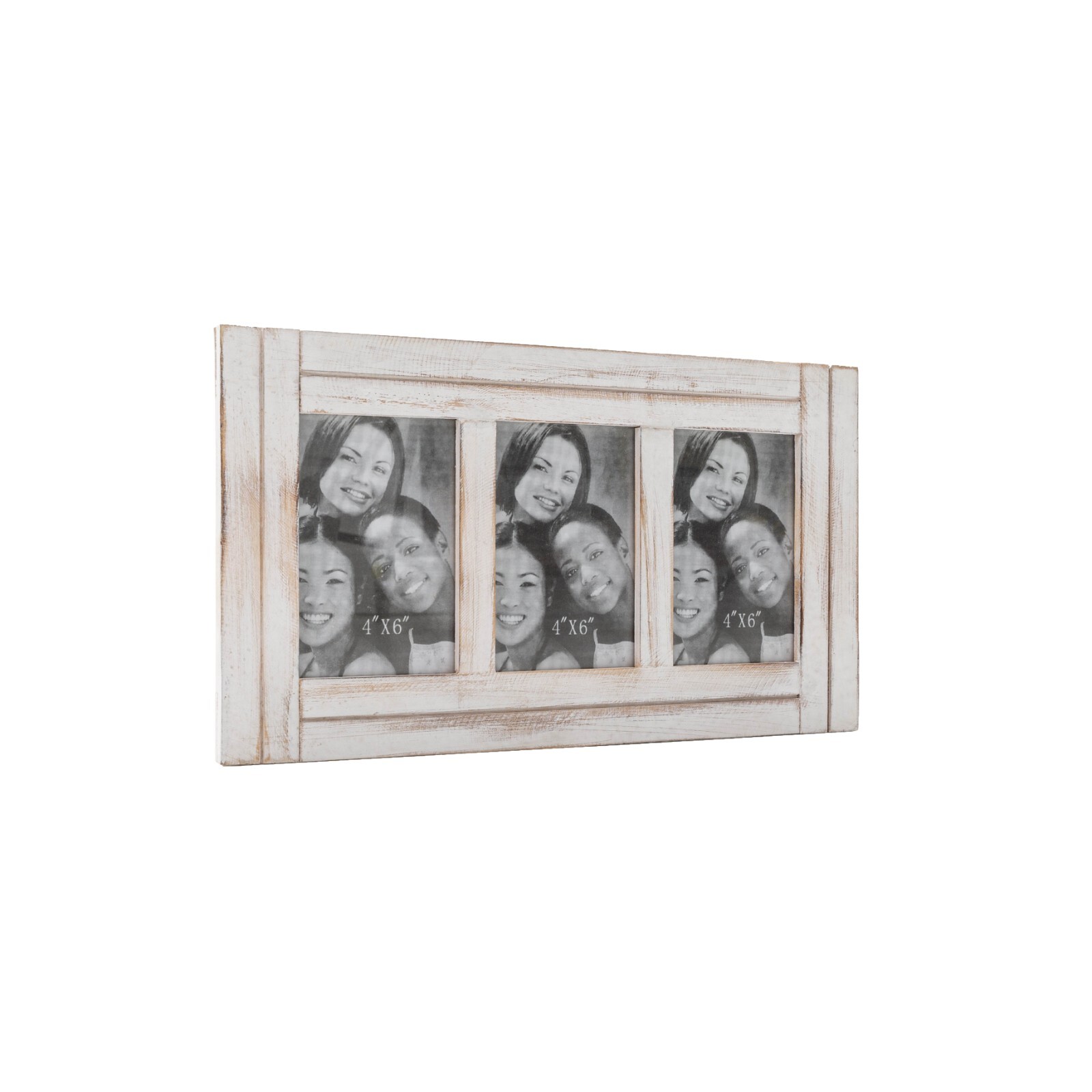 Wall display white frames can be displayed vertically or horizontally