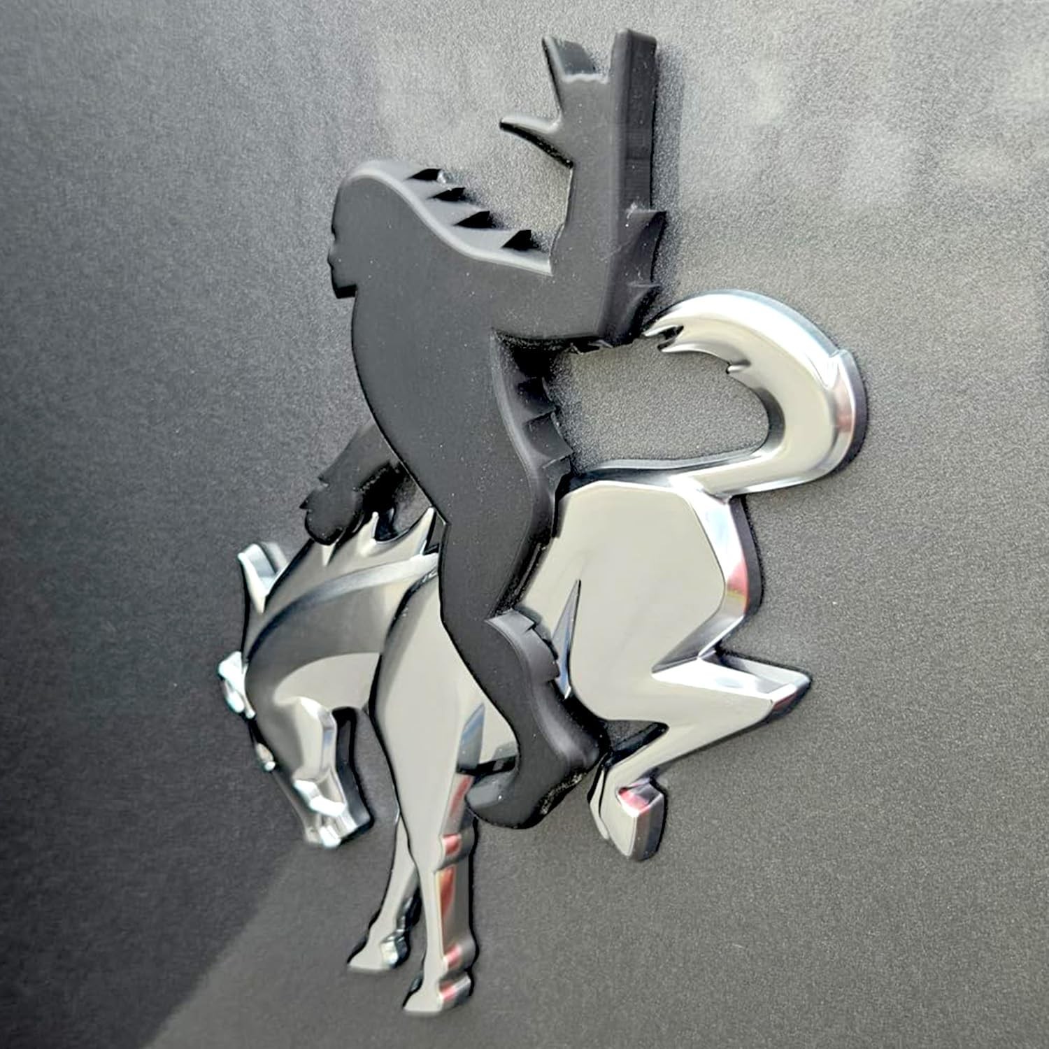 Add-A-Sasquatch Emblem for Bronco – 3" x 4" Overlay Decal – Easy Install, Ind…