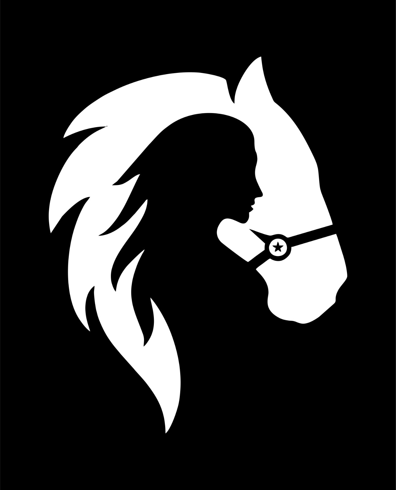 Horse Cowgirl Decal Car Truck SUV Window Bumper Wall Laptop Tablet Trailer