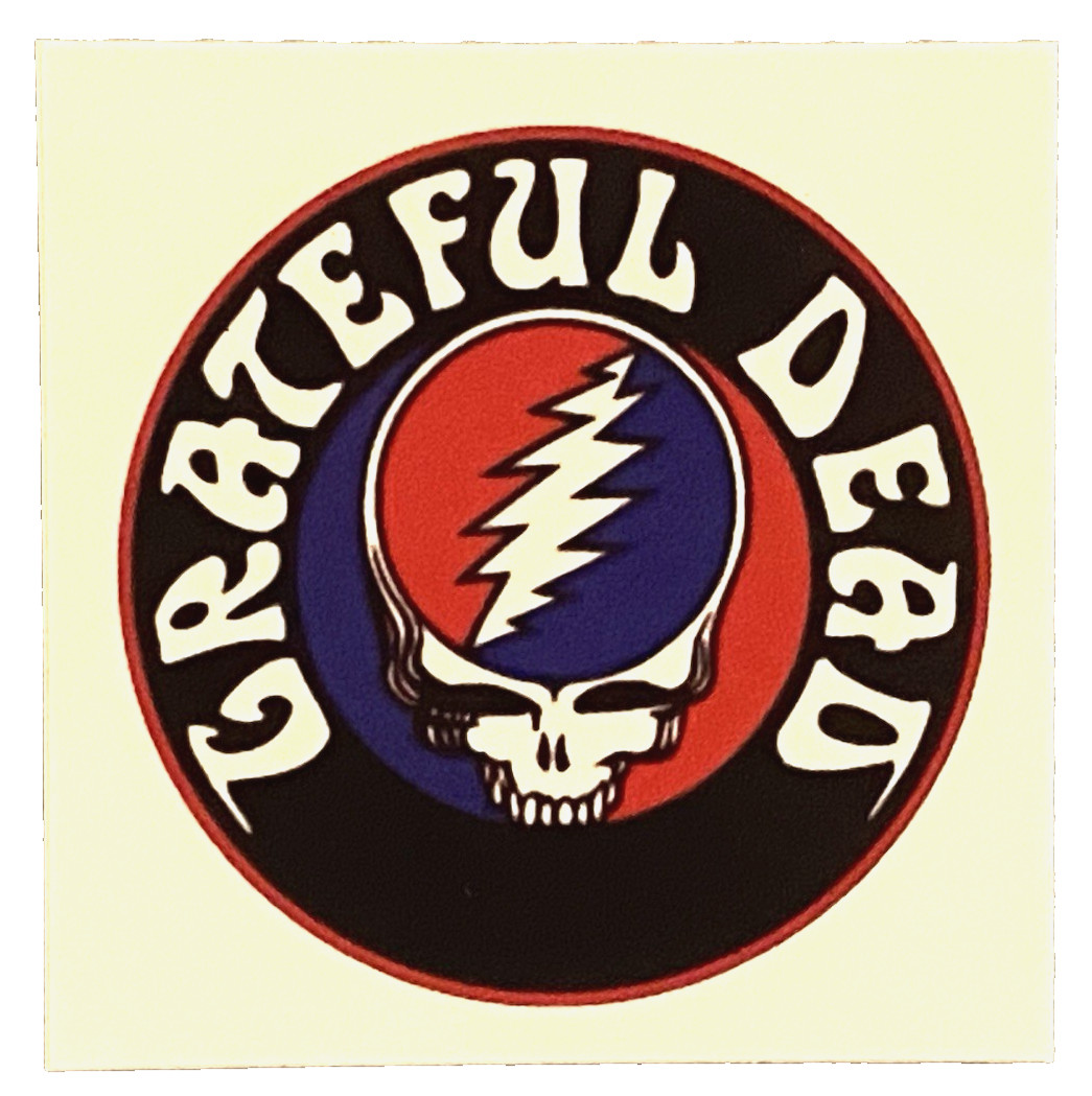 GRATEFUL DEAD Stealie Sticker *NEW* Measures 2" x 2"