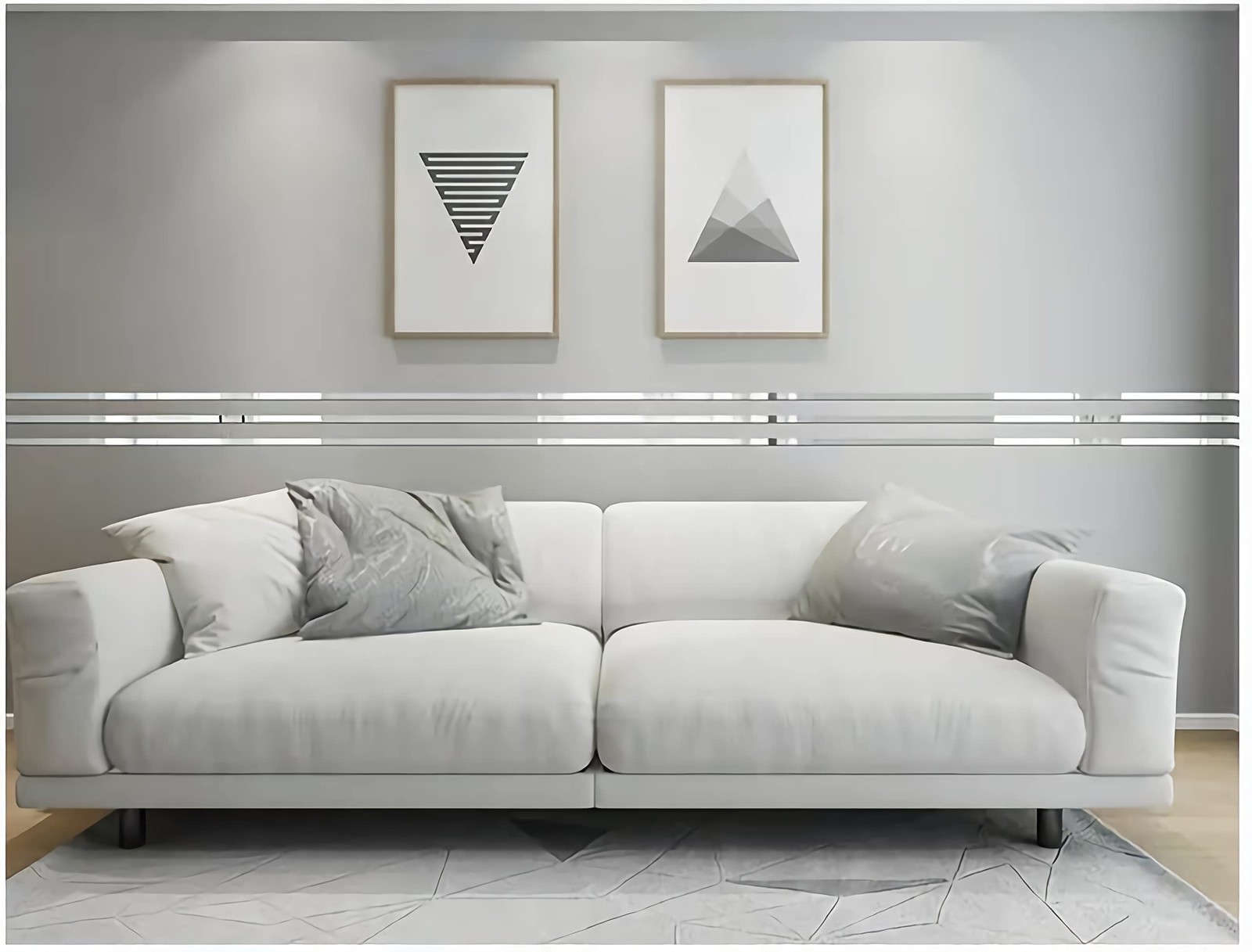 19.7 Ft. Mirror Wall Stickers, -Adhesive Acrylic Mirror Tiles, Removable Deca…